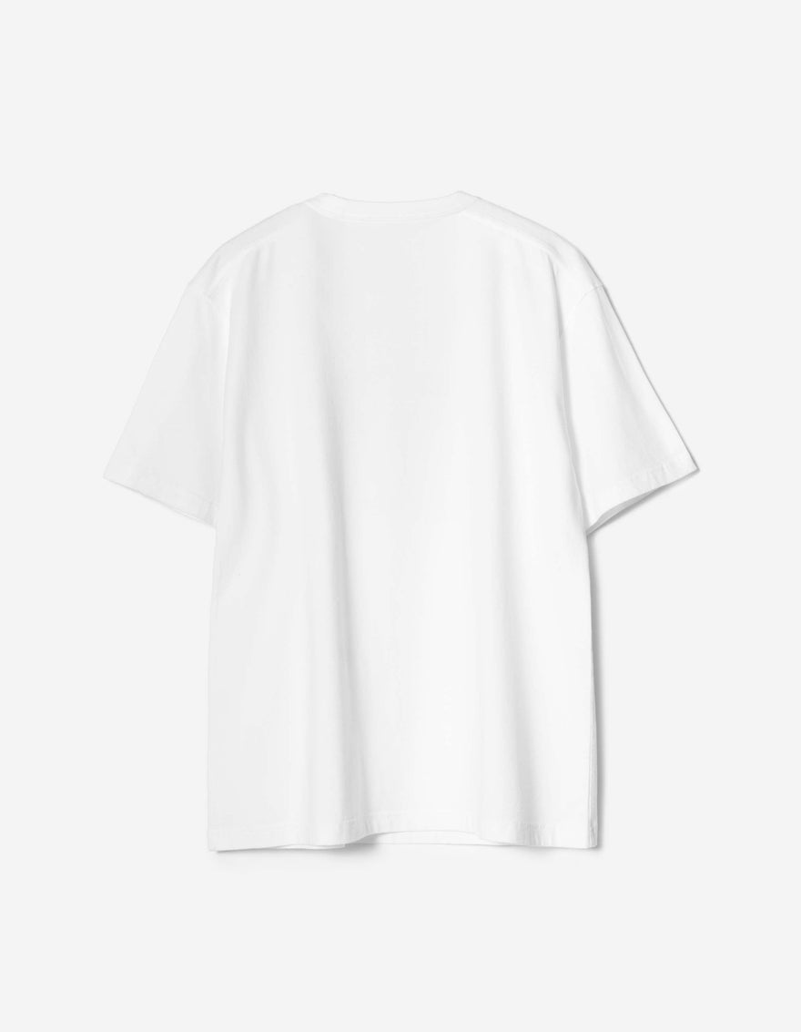 7768 Bamboo Logo S/S T-Shirt White