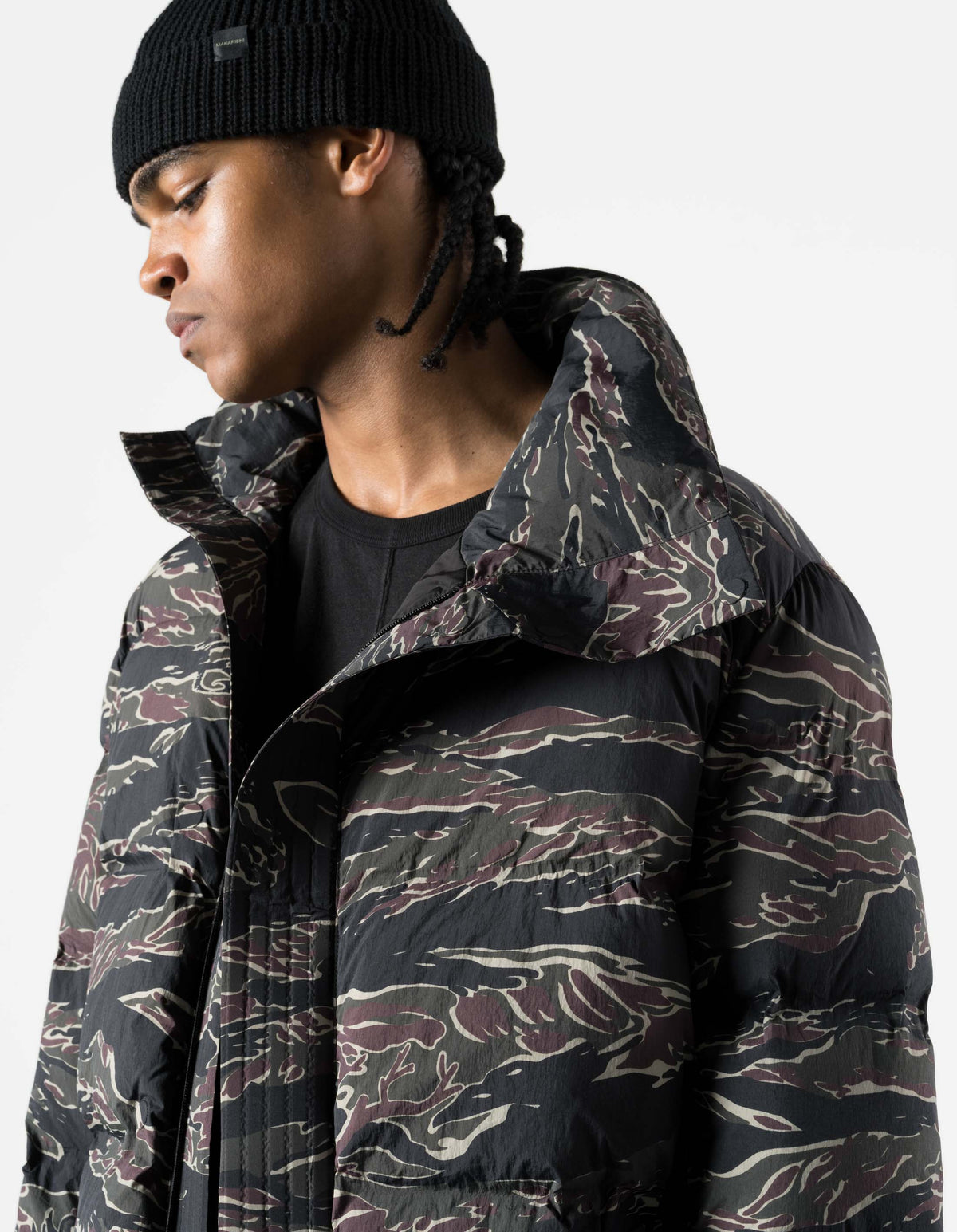7799 Oversized Camo Puffer Jacket Jungle