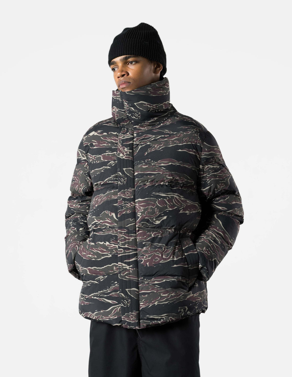 7799 Oversized Camo Puffer Jacket Jungle