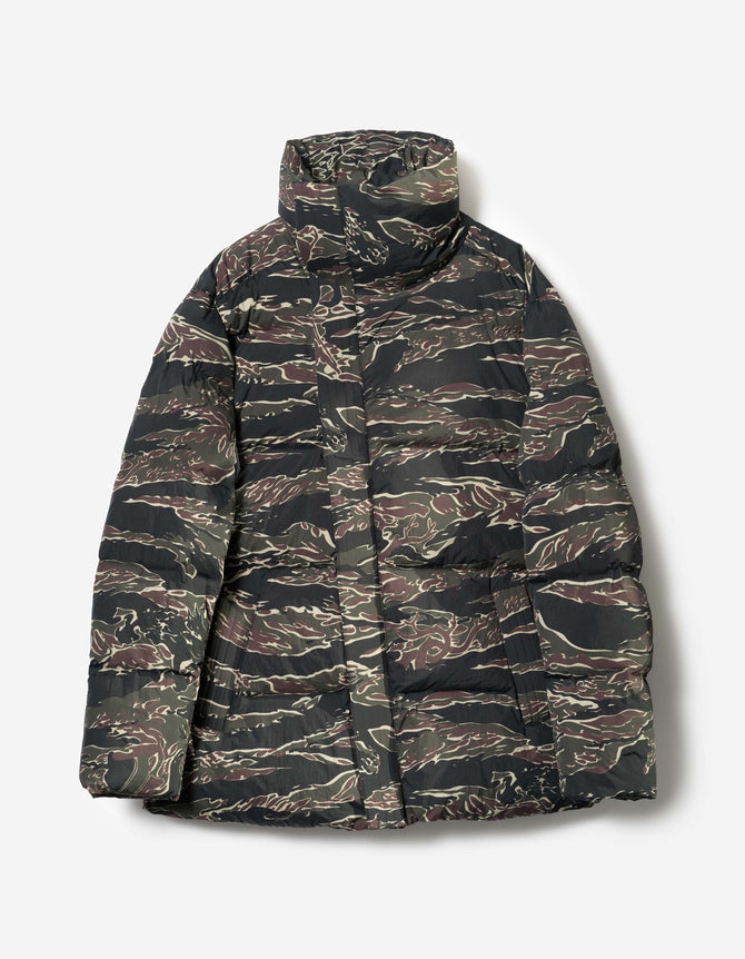 7799 Oversized Camo Puffer Jacket Jungle