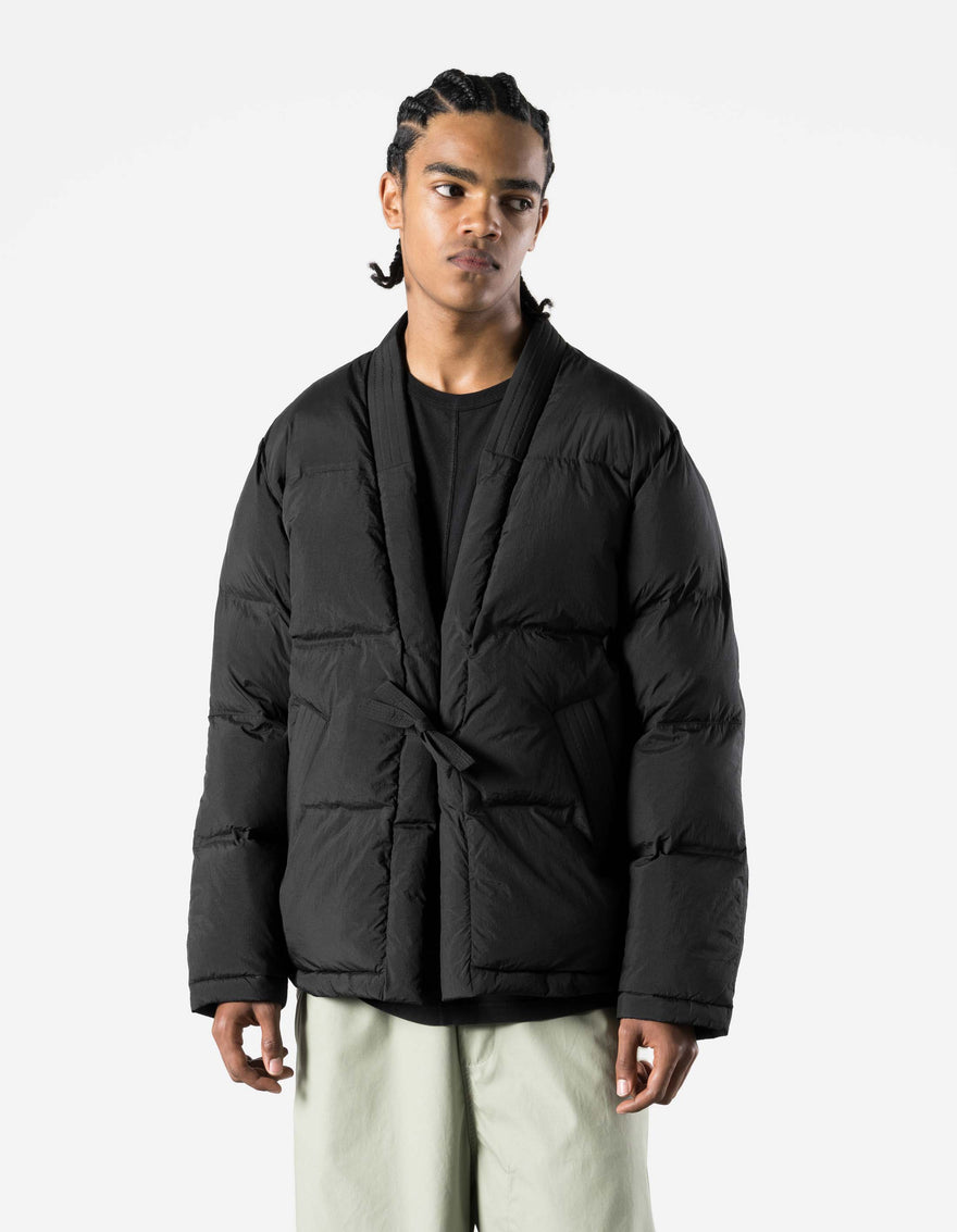 7800 Primaloft Hanten Kimono Puffer Black