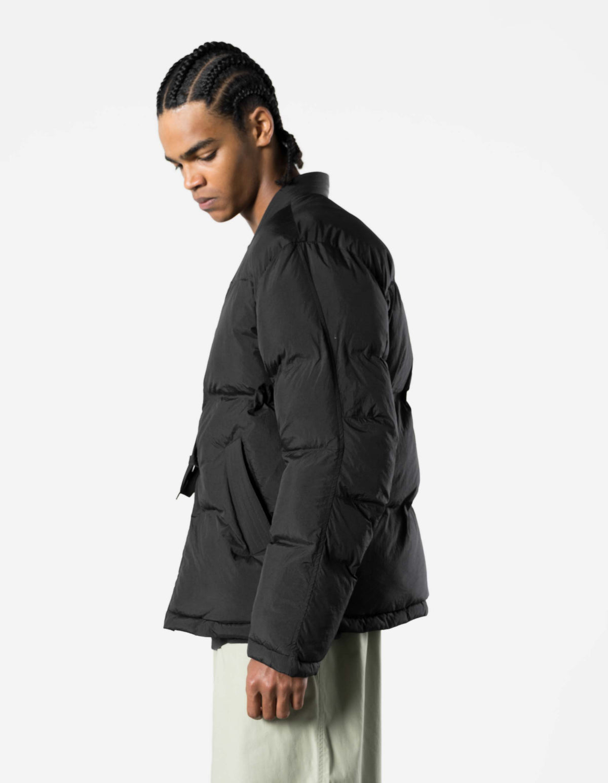 7800 Primaloft Hanten Kimono Puffer Black