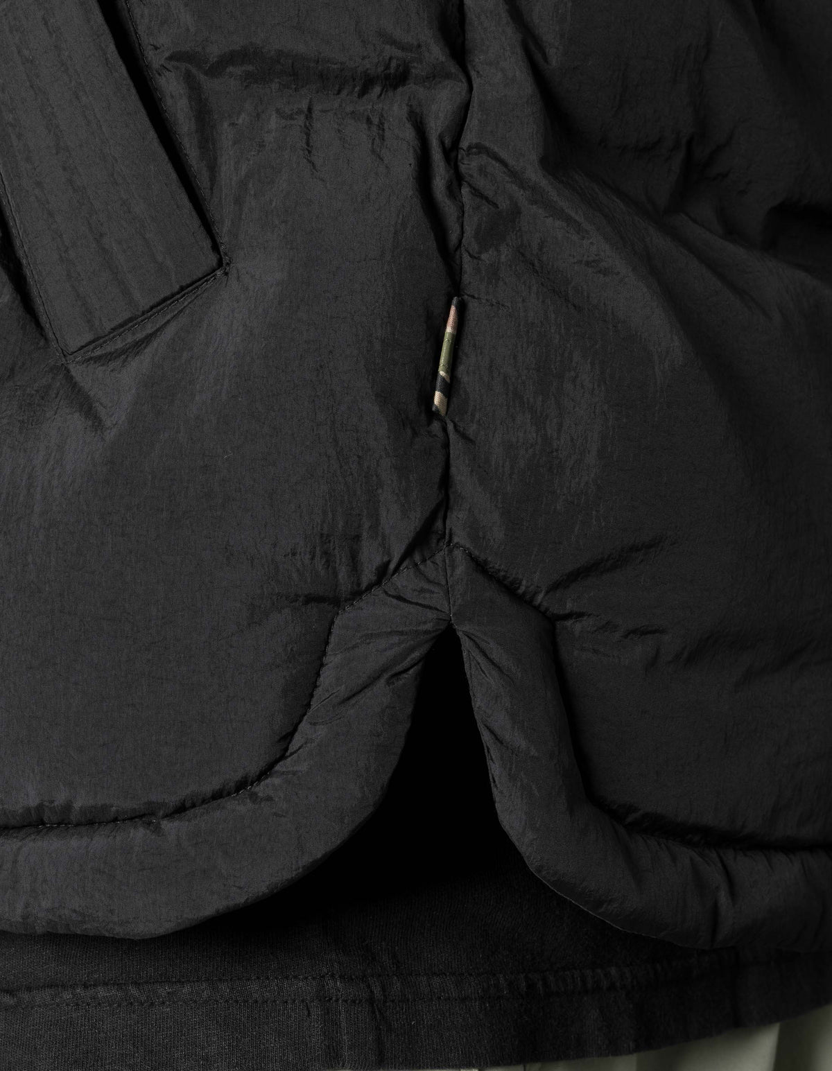 7800 Primaloft Hanten Kimono Puffer Black