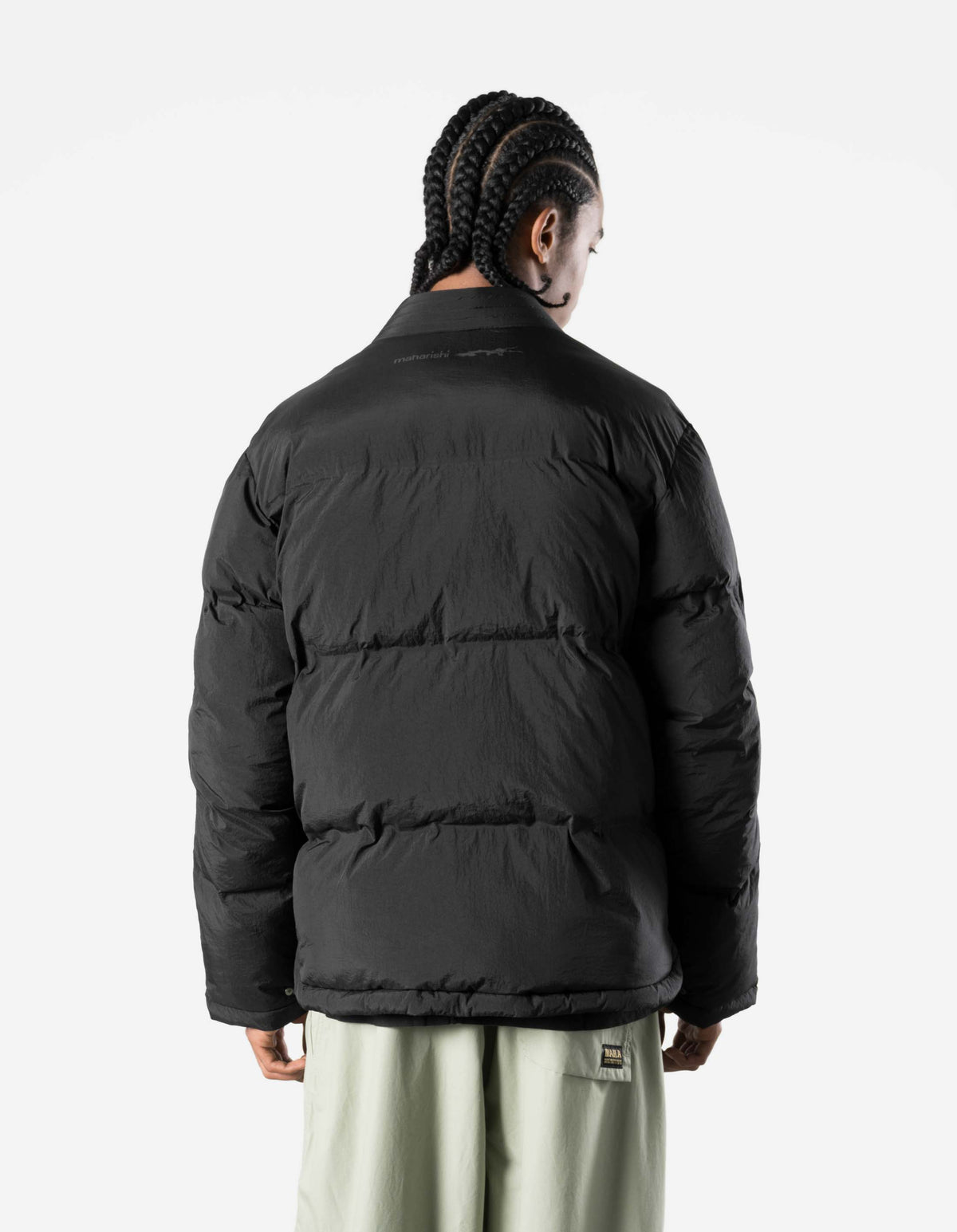 7800 Primaloft Hanten Kimono Puffer Black