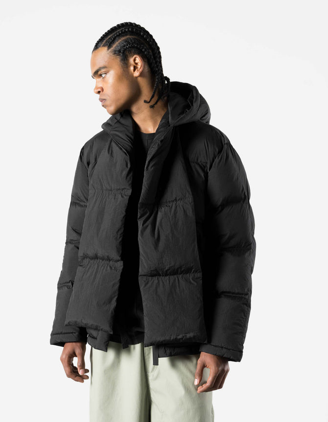 7801 Primaloft Hooded Puffer Scarf Black