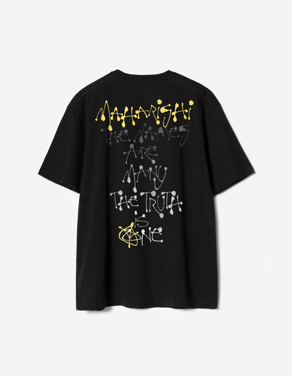 7805 Maha Calligraphy T-Shirt Black