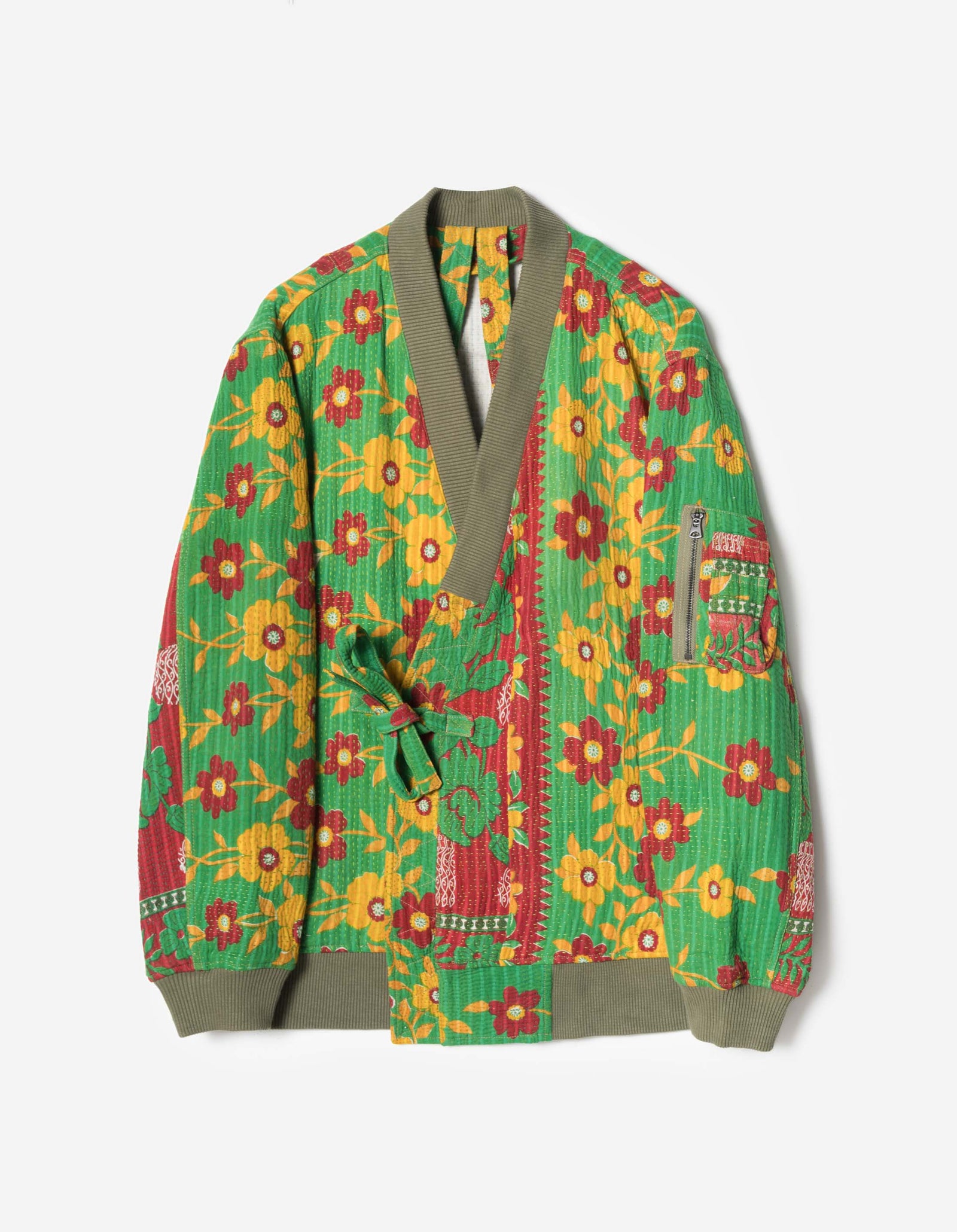 7809 Upcycled MA1 Kimono Multi