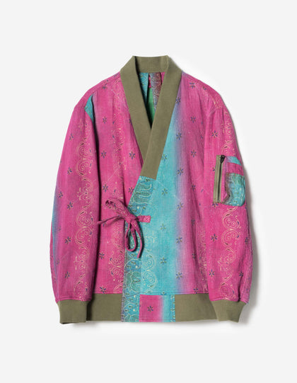7809 Upcycled MA1 Kimono Multi