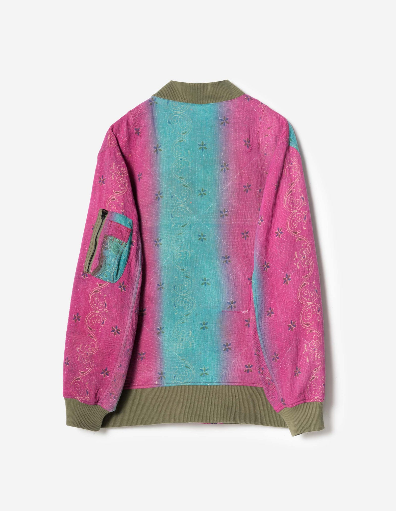 7809 Upcycled MA1 Kimono Multi