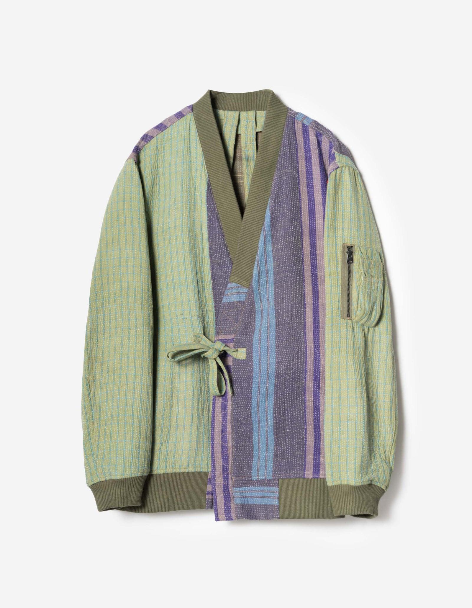 7809 Upcycled MA1 Kimono Multi
