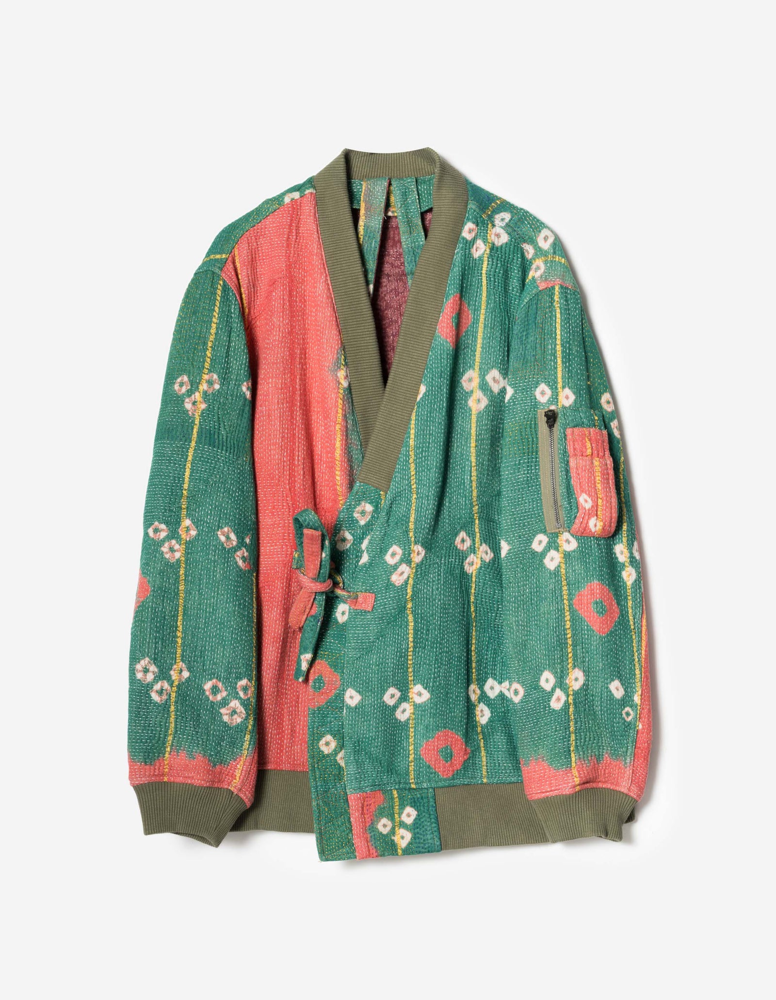 7809 Upcycled MA1 Kimono Multi