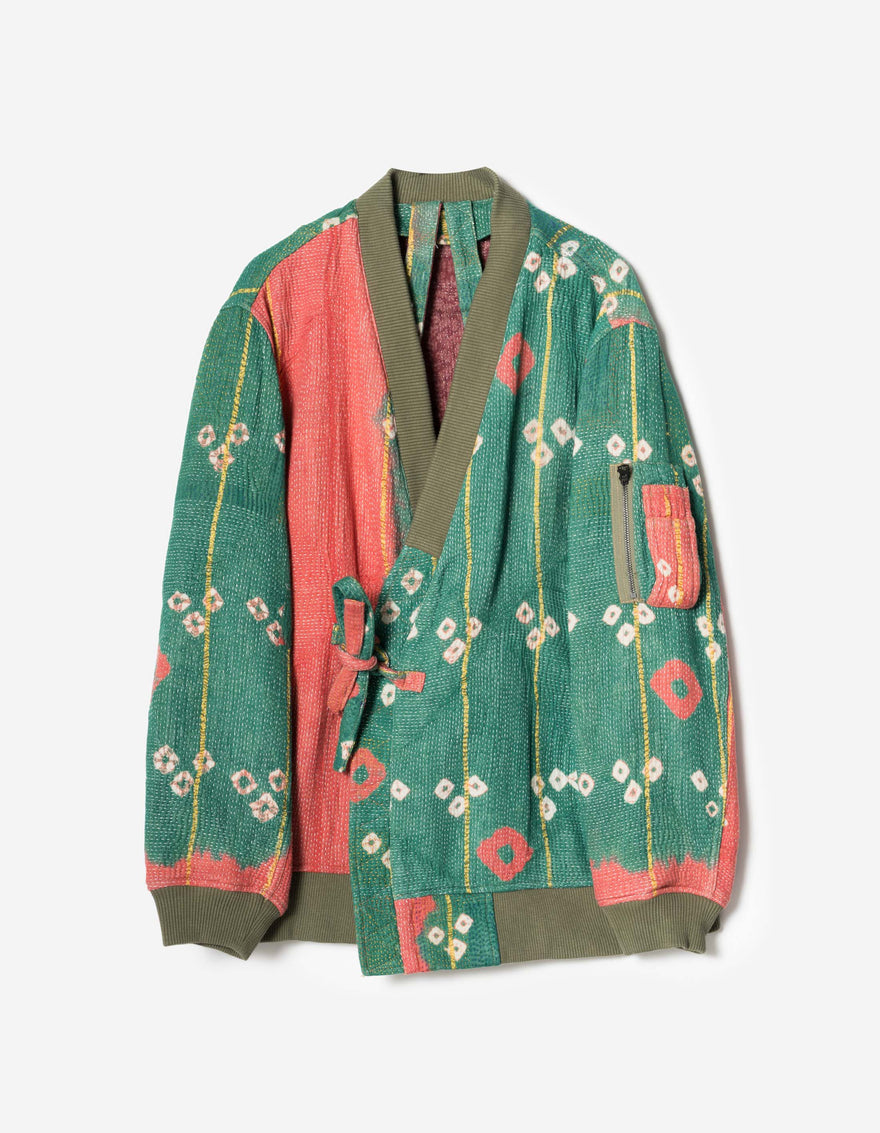 7809 Upcycled MA1 Kimono Multi