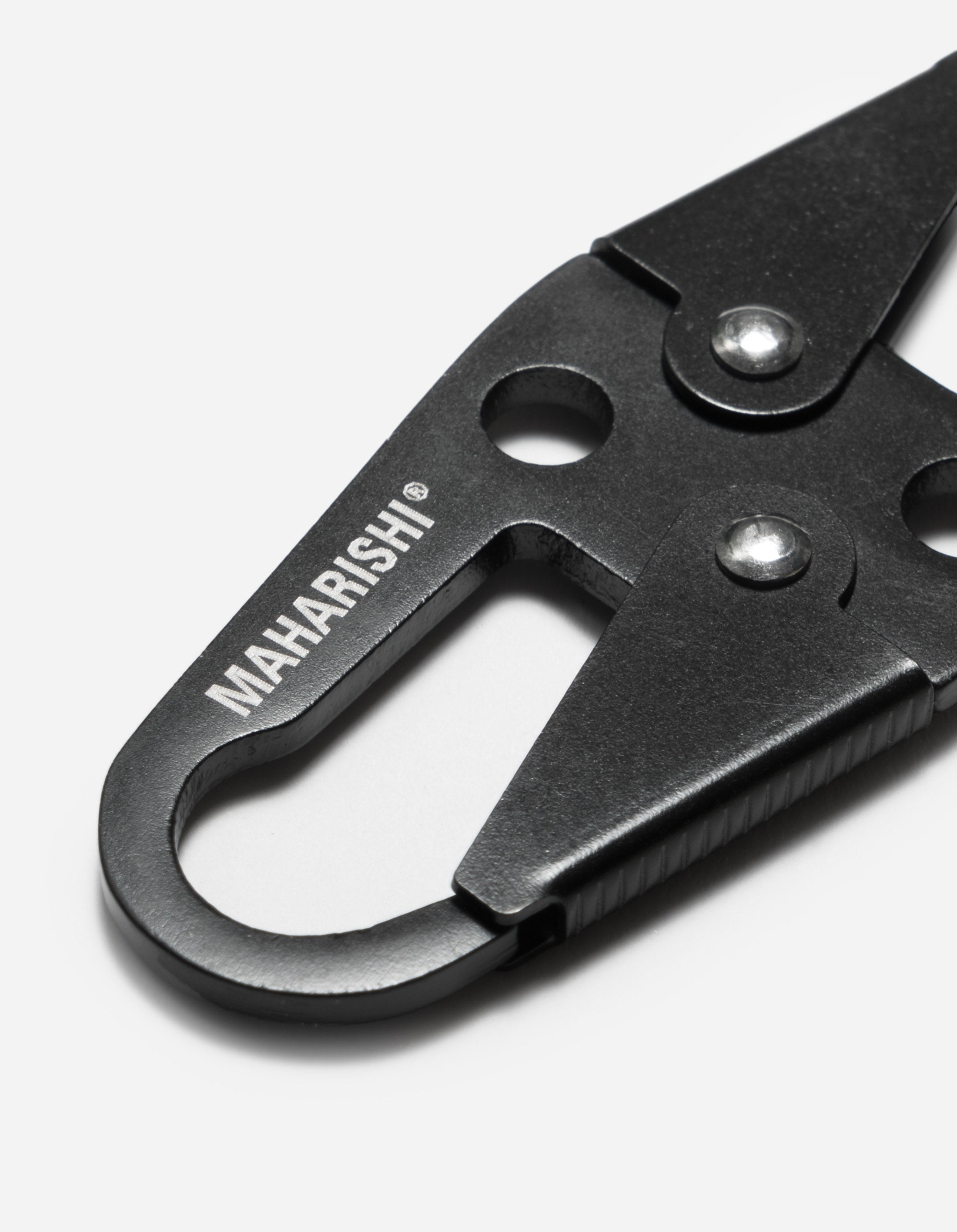 9351 XL Key Clip · Stainless Steel Black – Maharishi