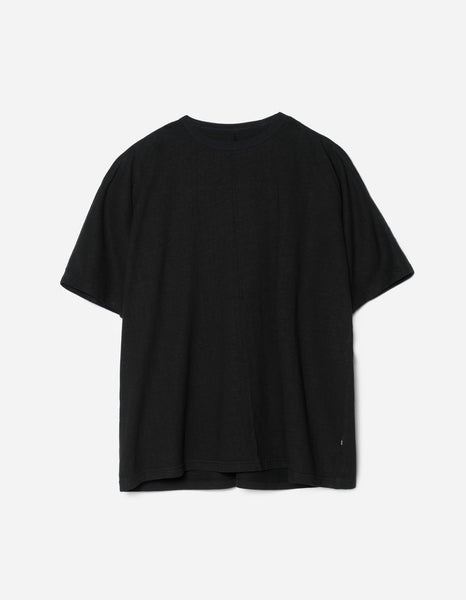 5234 Hemp Cross Loose Shortsleeved T-Shirt Black – Maharishi