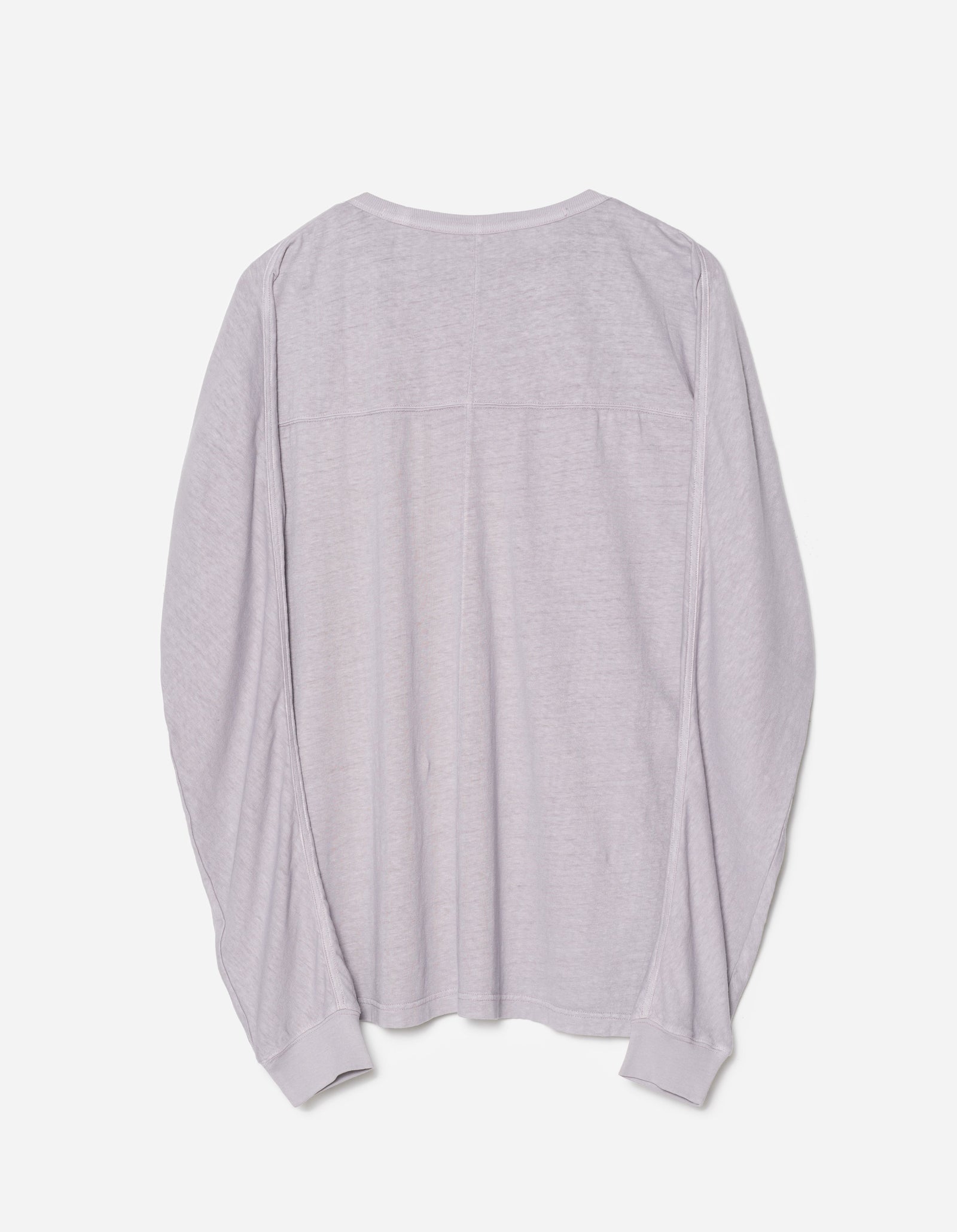 5245 Hemp Cross Oversized L/S T-Shirt Purple Ash
