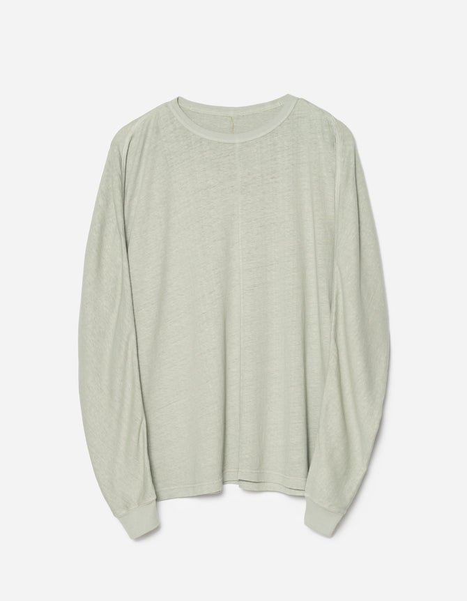 5245 Hemp Cross Oversized L/S T-Shirt Sage
