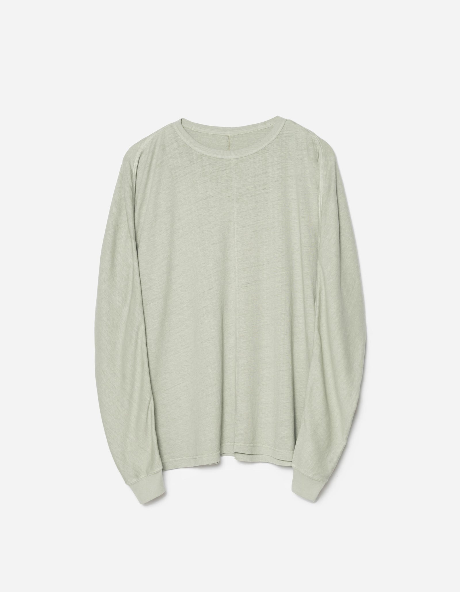 5245 Hemp Cross Oversized L/S T-Shirt Sage