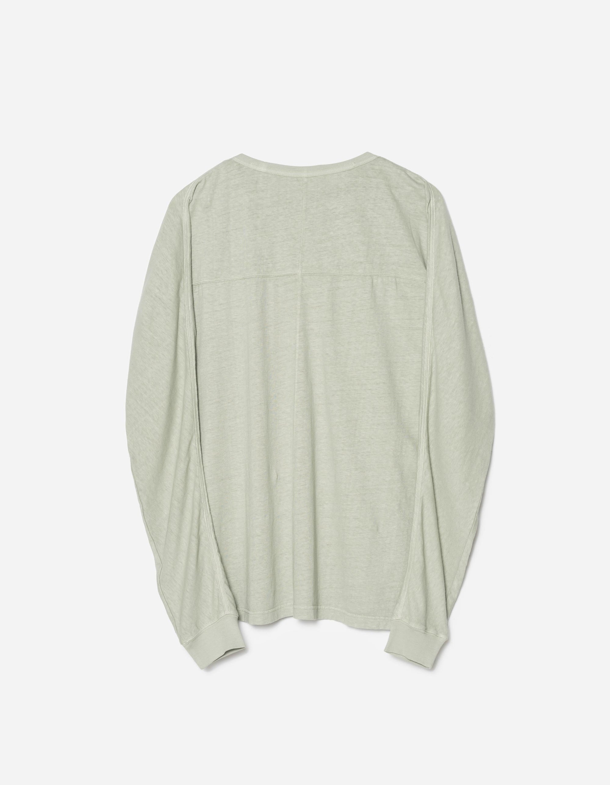 5245 Hemp Cross Oversized L/S T-Shirt Sage
