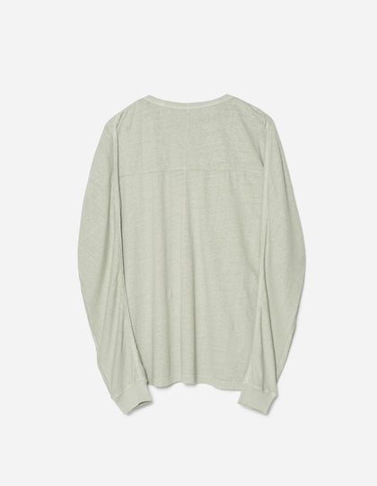 5245 Hemp Cross Oversized L/S T-Shirt Sage