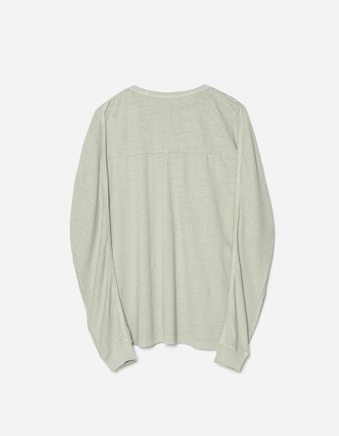5245 Hemp Cross Oversized L/S T-Shirt Sage