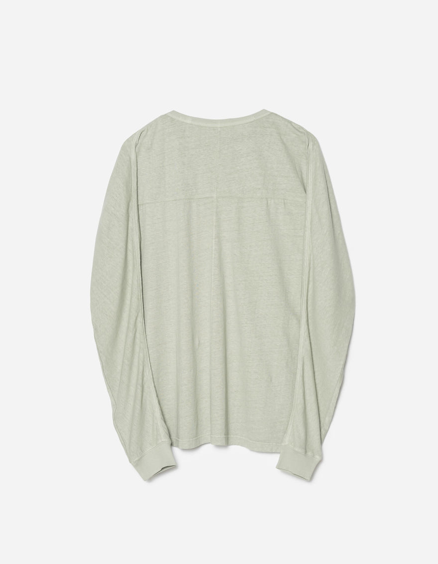 5245 Hemp Cross Oversized L/S T-Shirt Sage