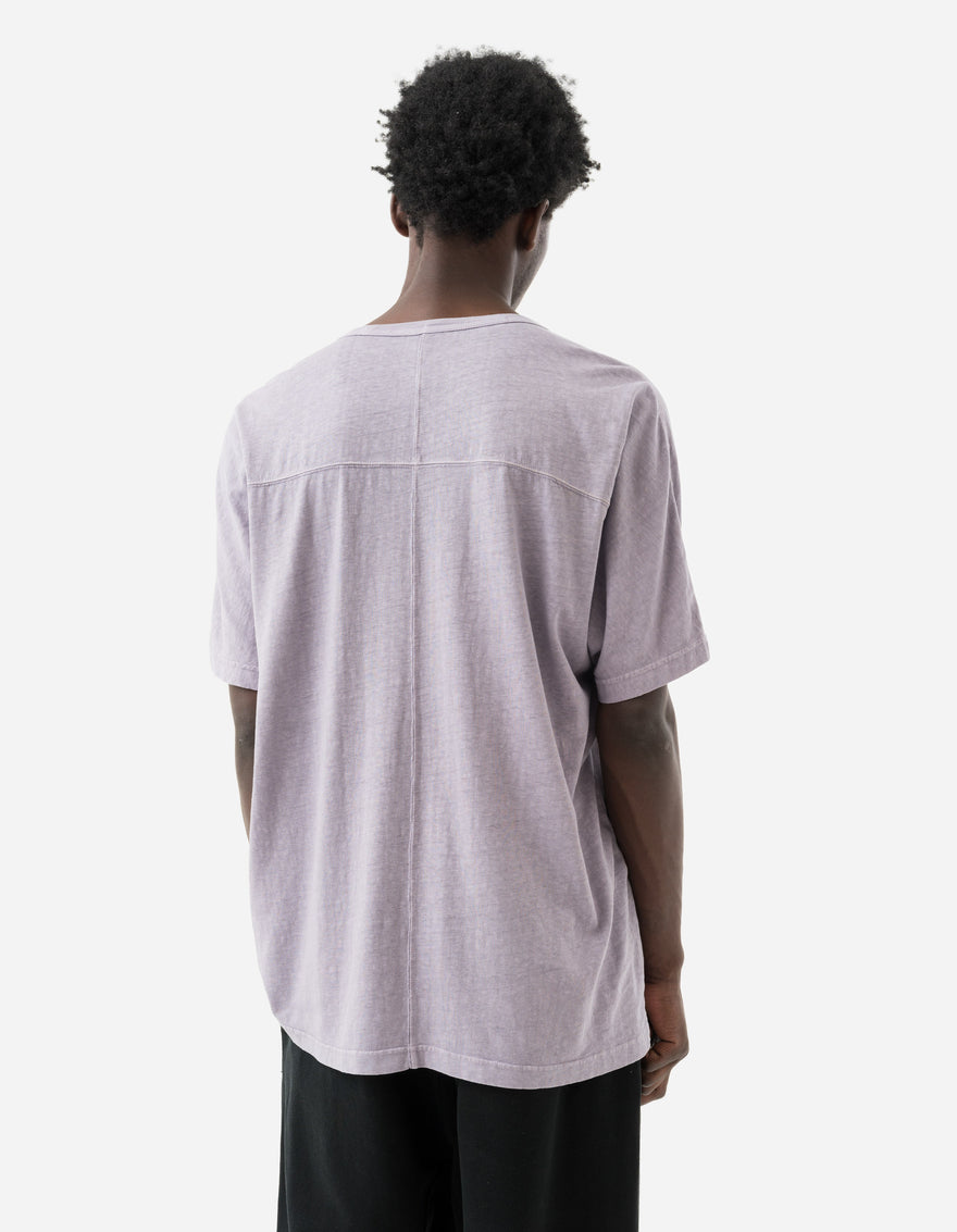 5234 Hemp Cross Oversized T-Shirt Purple Ash