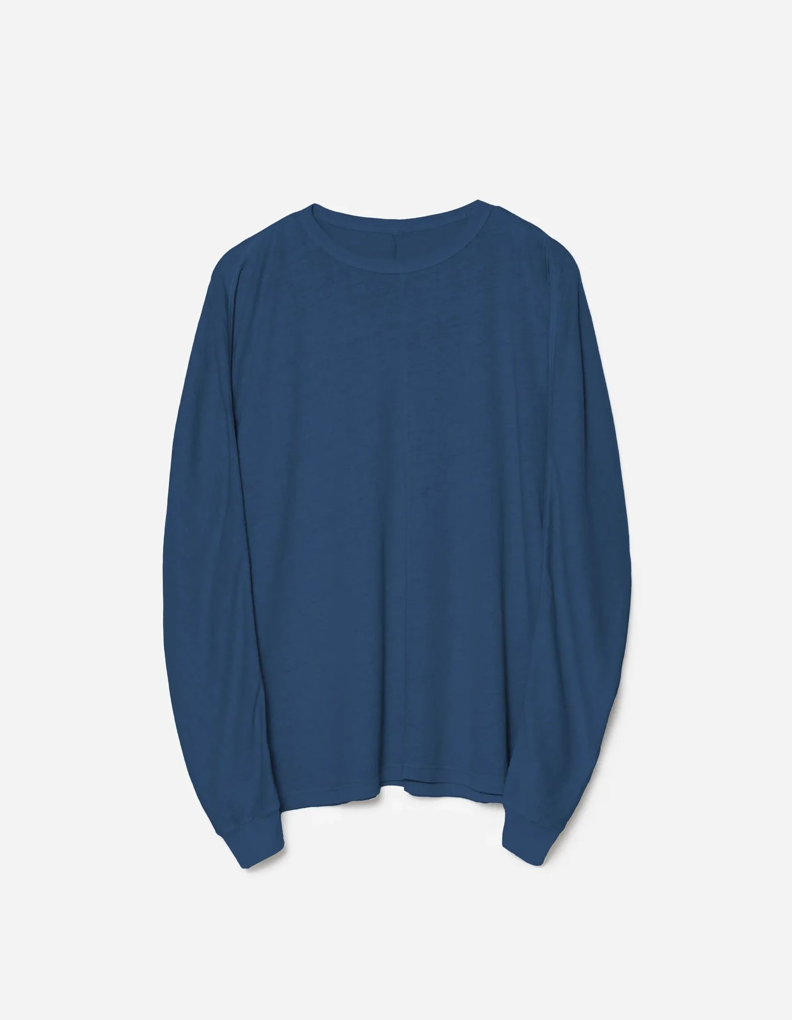 5245 Hemp Cross Loose L/S T-Shirt Navy