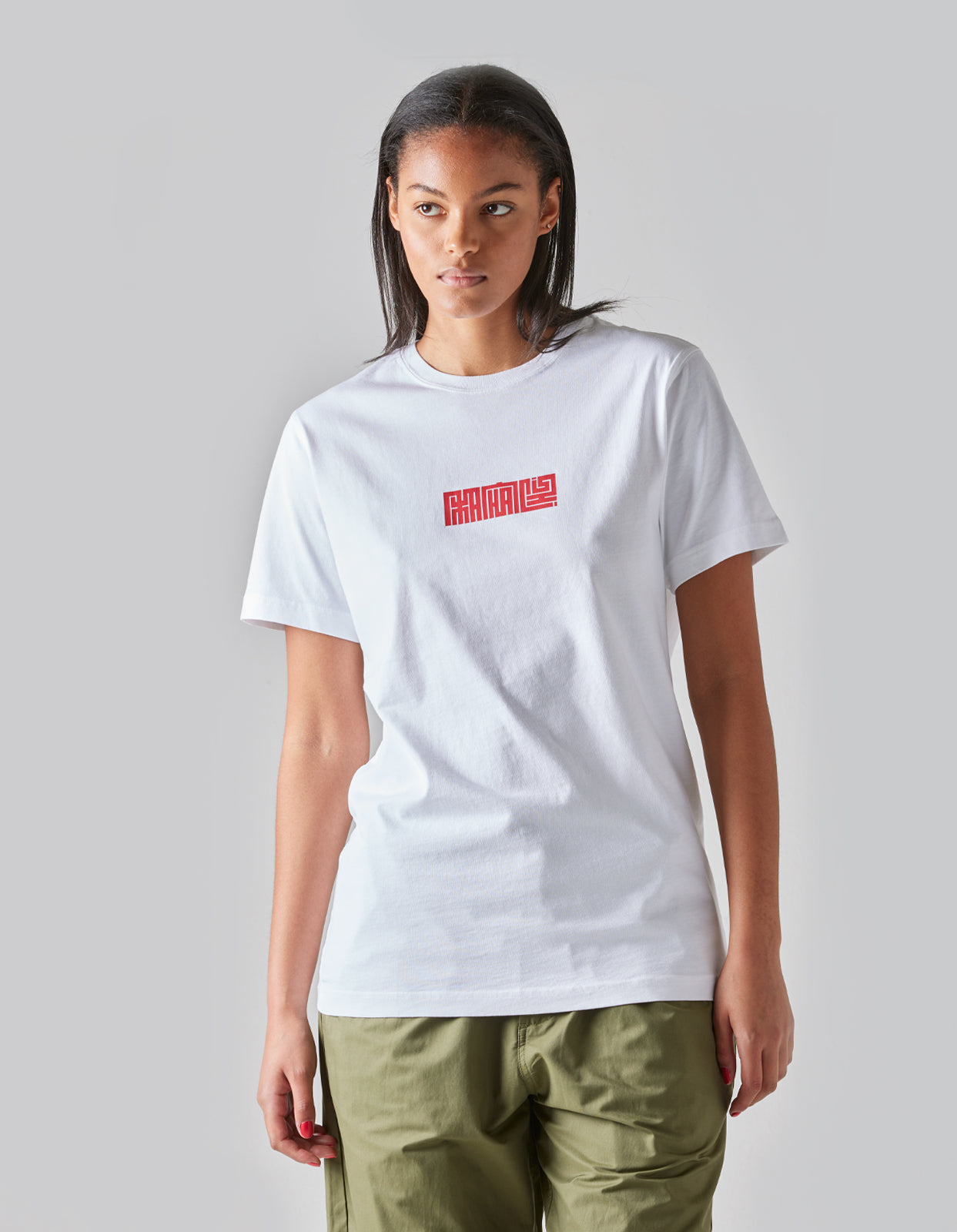 1085 Hanko Organic Printed T-Shirt White