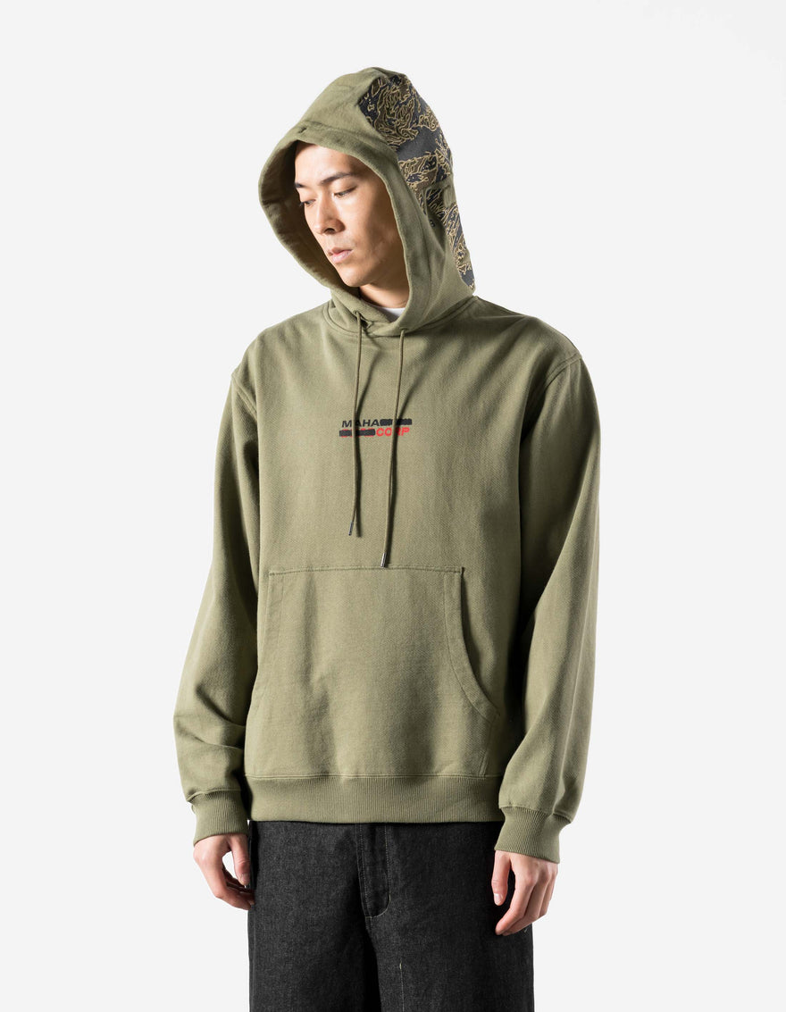 7176 MAHACORP Hooded Sweat Olive