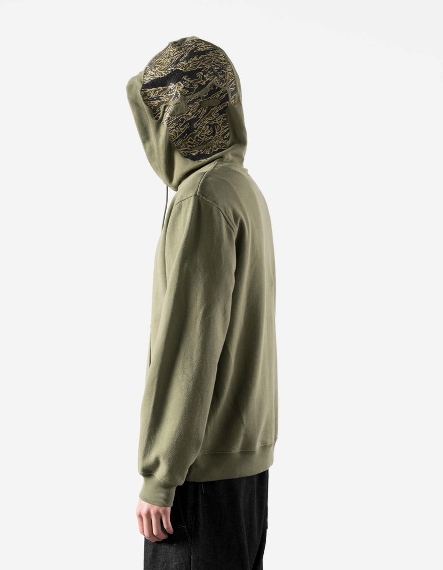 7176 MAHACORP Hooded Sweat Olive