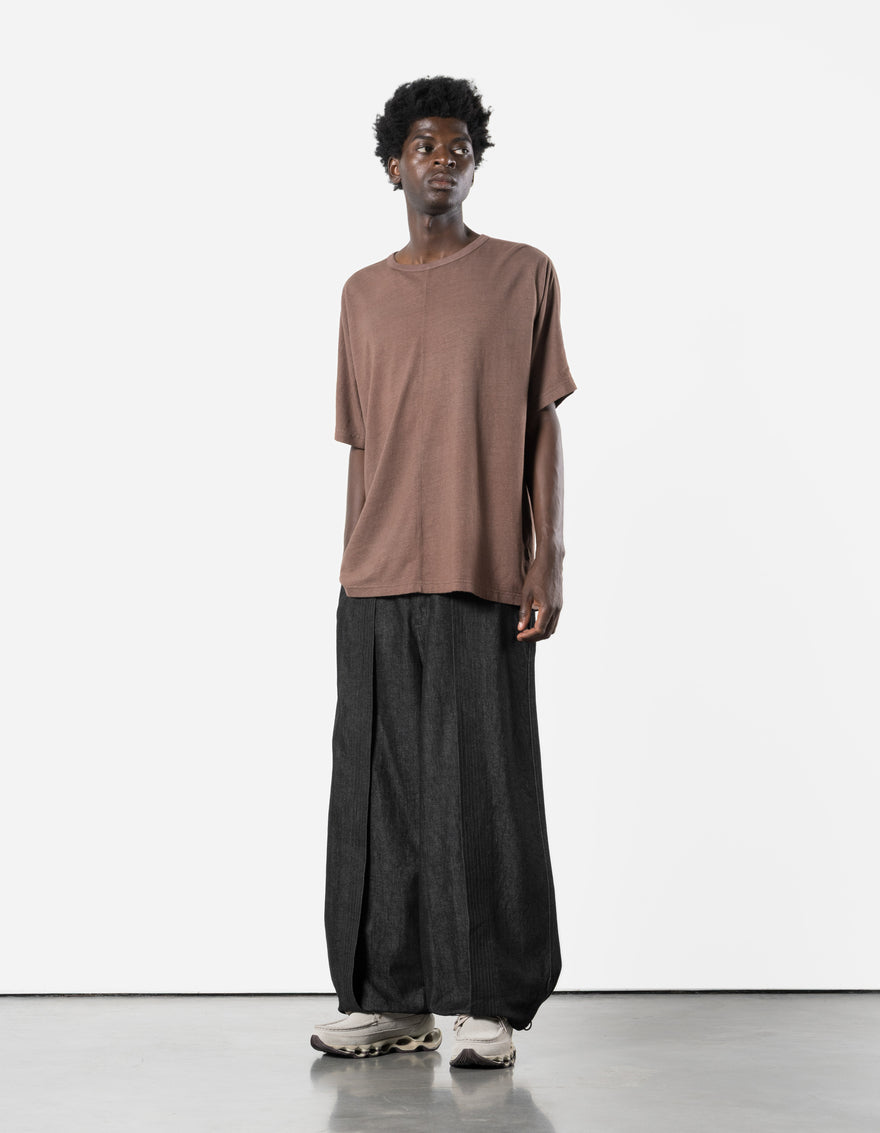 7730 Light Denim Hakama Pants Black