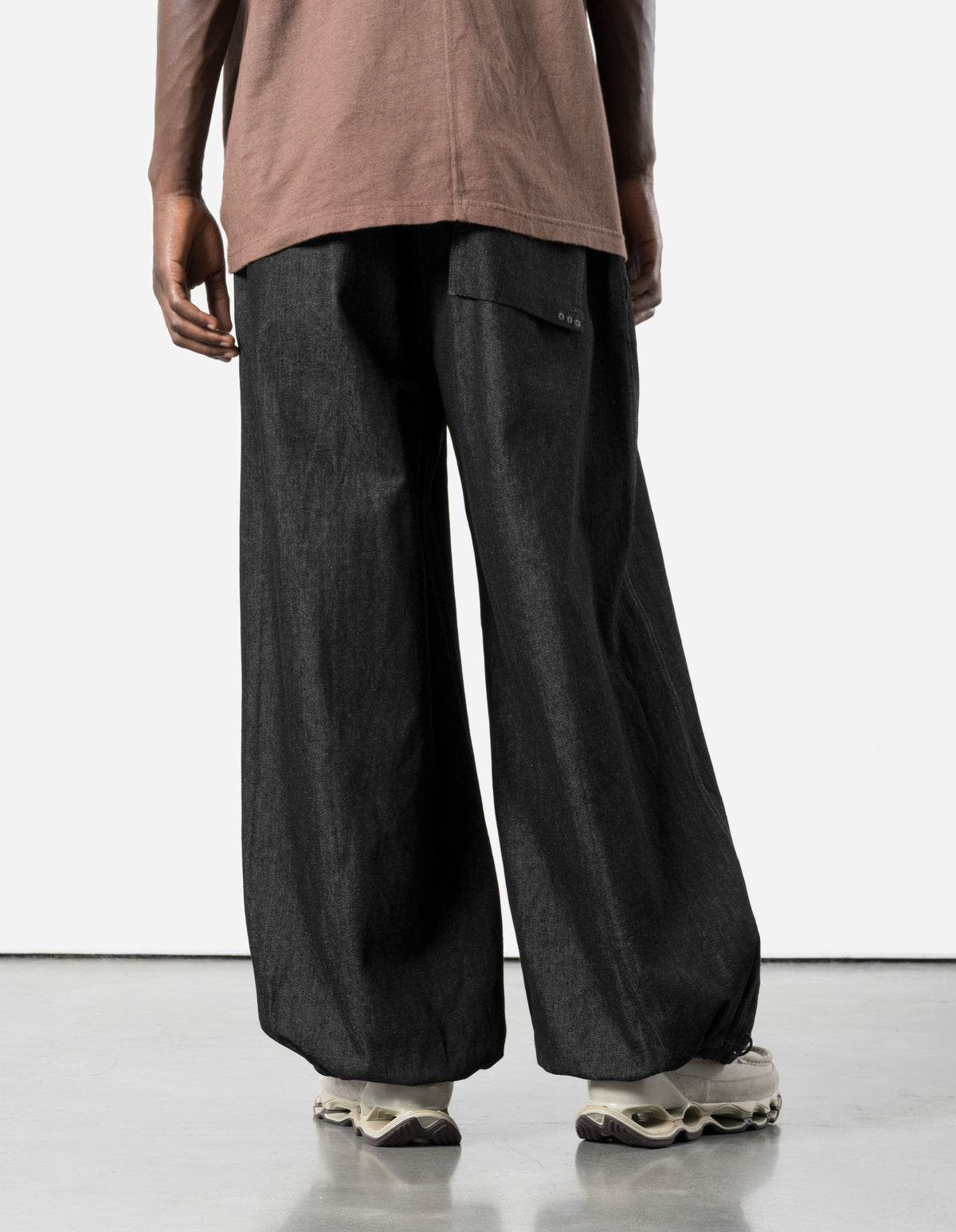 7730 Light Denim Hakama Pants Black