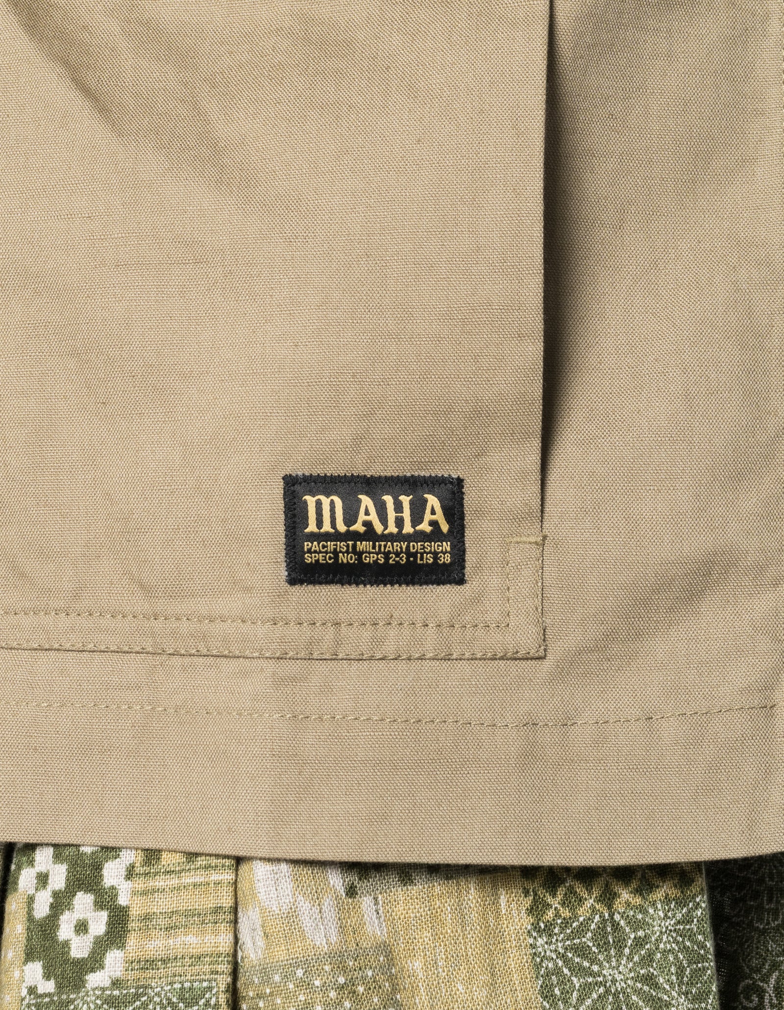 7590 Maha Mandarin Chore Jacket Maha Sand