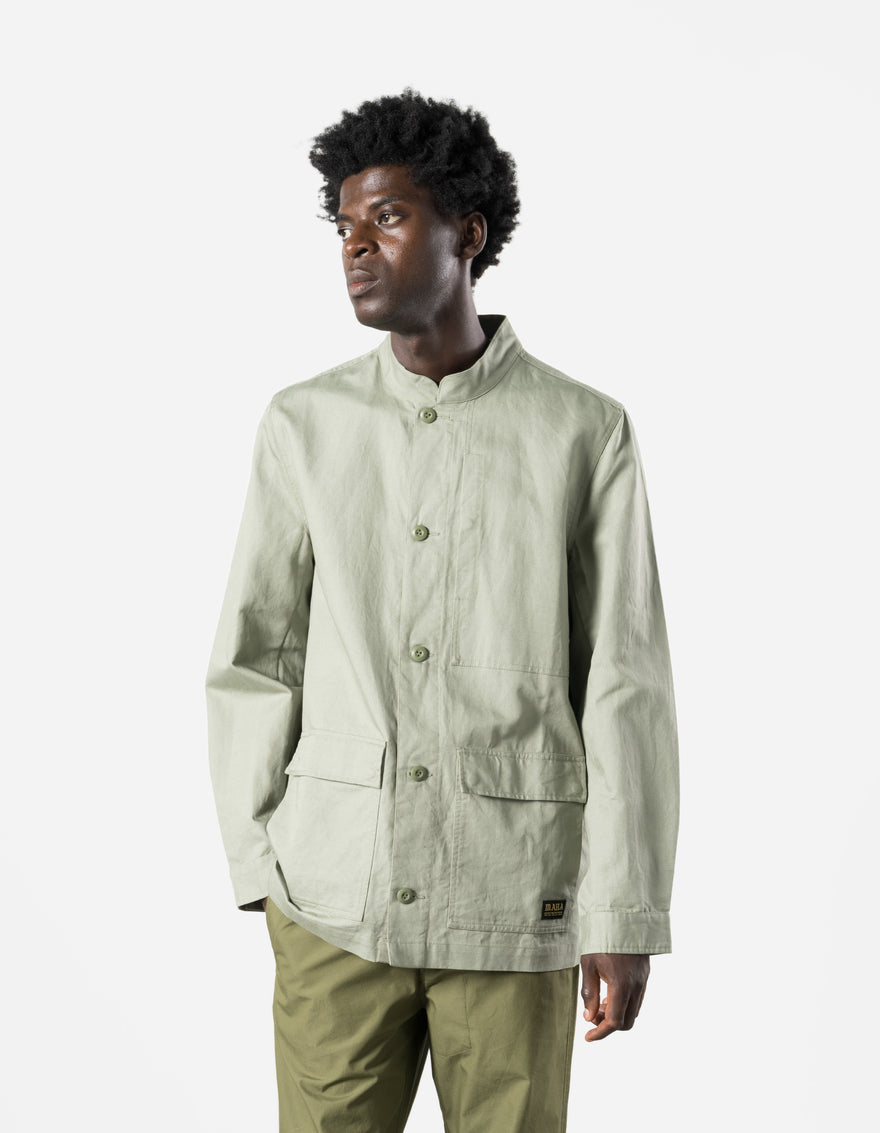 7590 Maha Mandarin Chore Jacket Sage