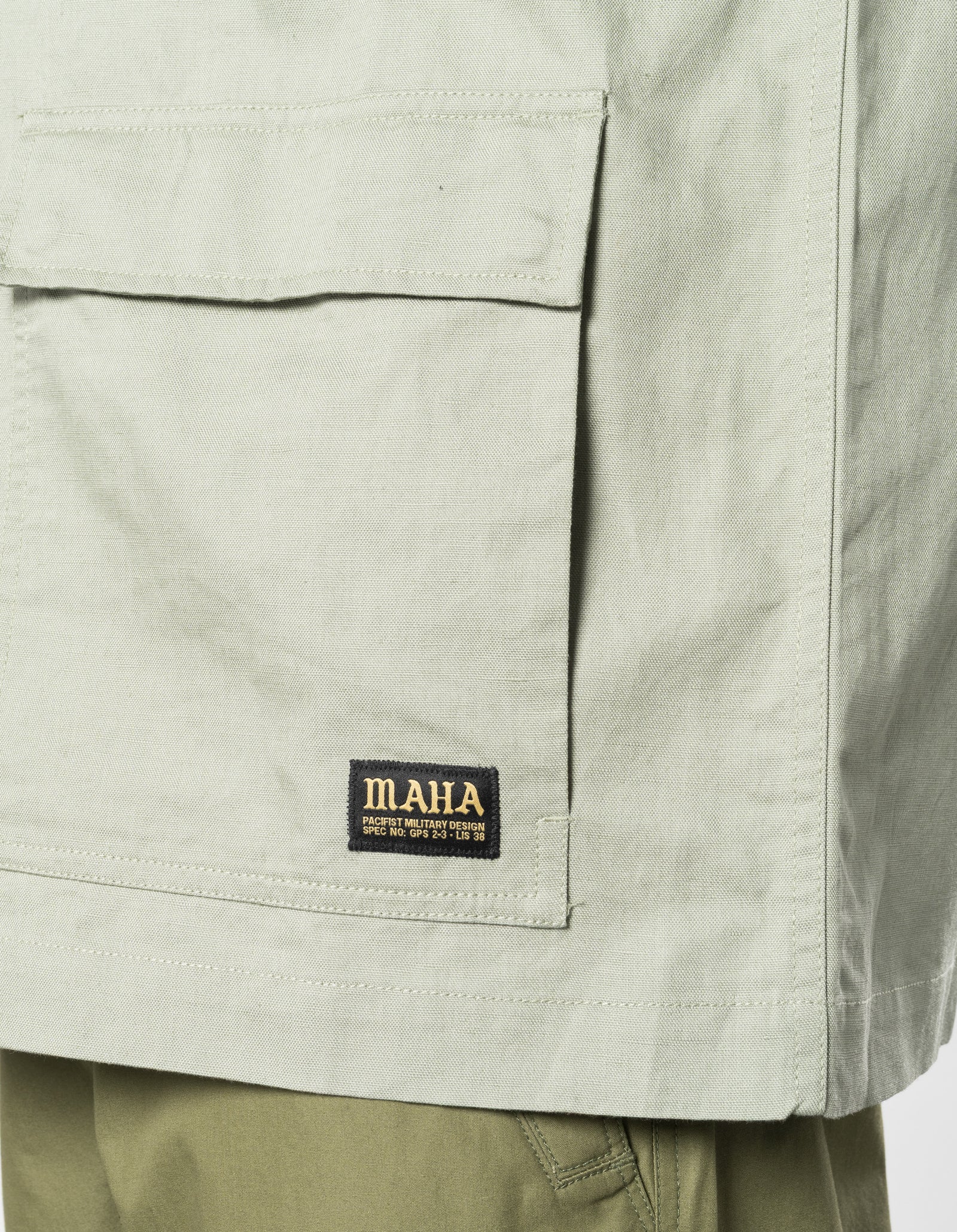 7590 Maha Mandarin Chore Jacket Sage