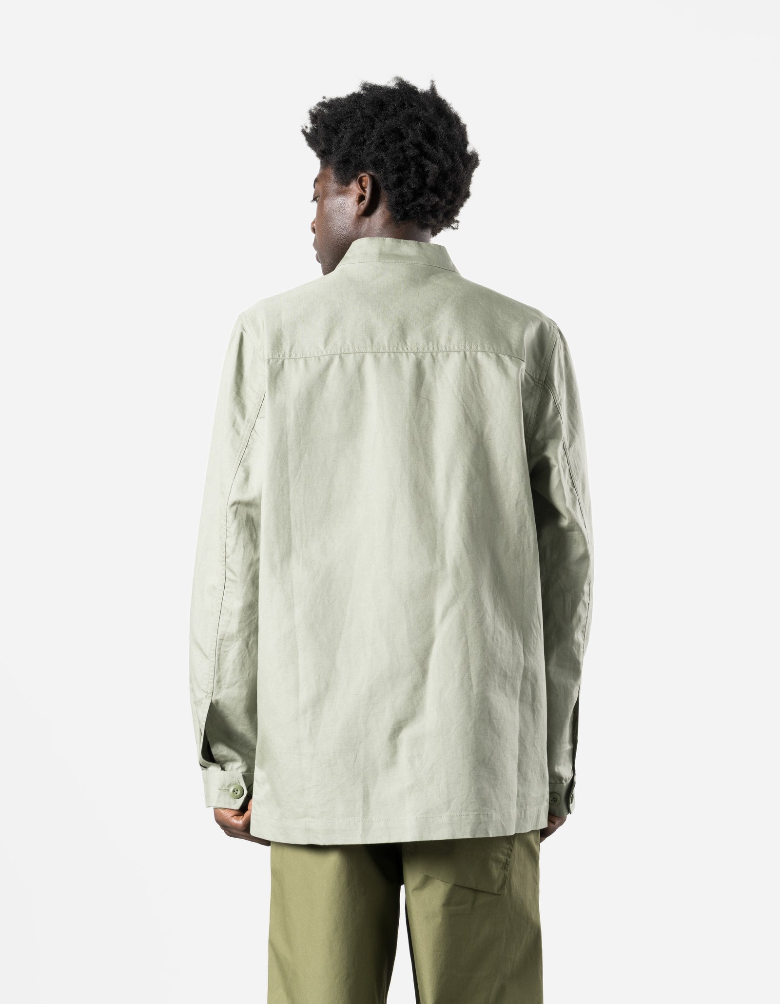 7590 Maha Mandarin Chore Jacket Sage