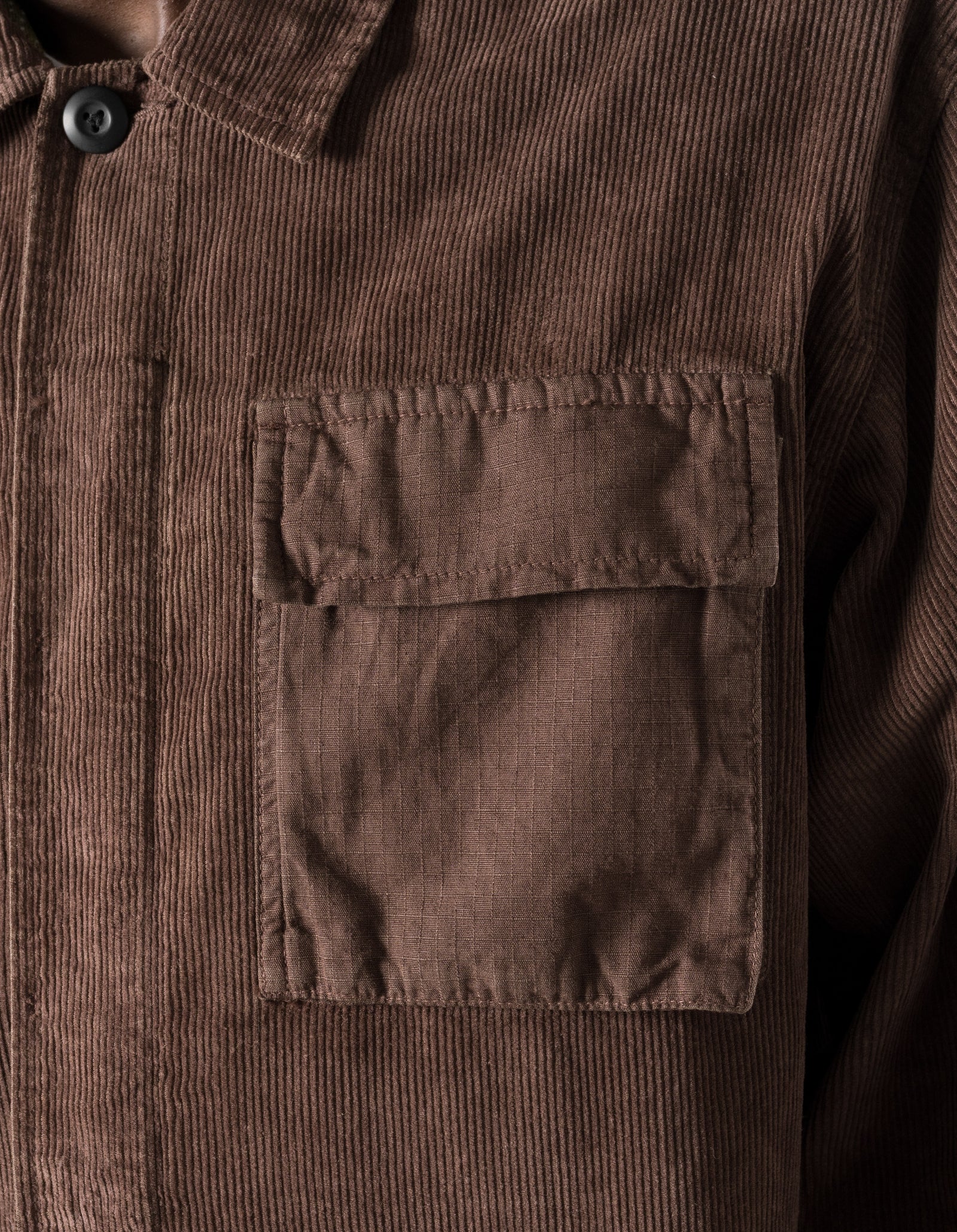 7708 Hemp Cord BDU Cargo Jacket Earth Brown