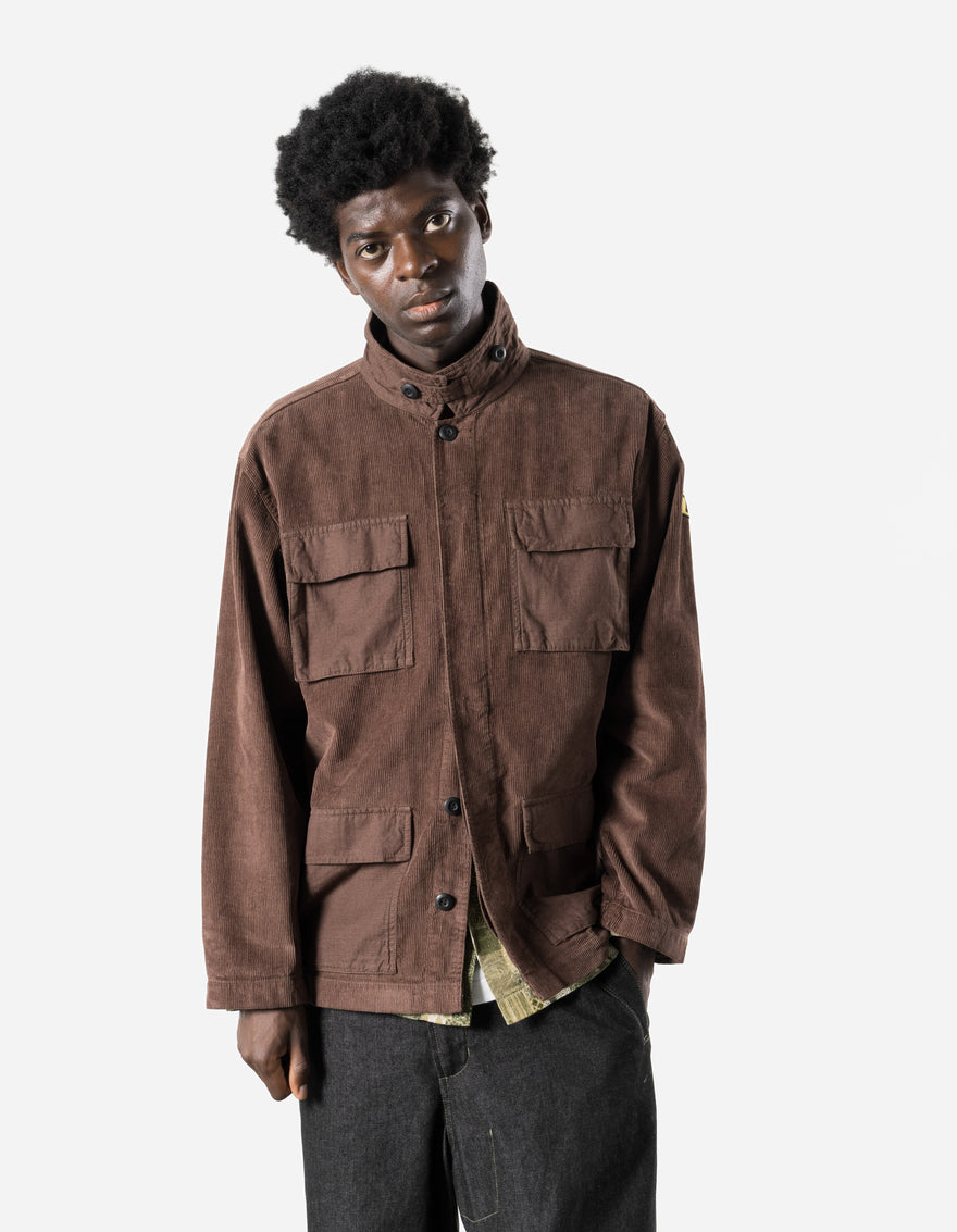 7708 Hemp Cord BDU Cargo Jacket Earth Brown