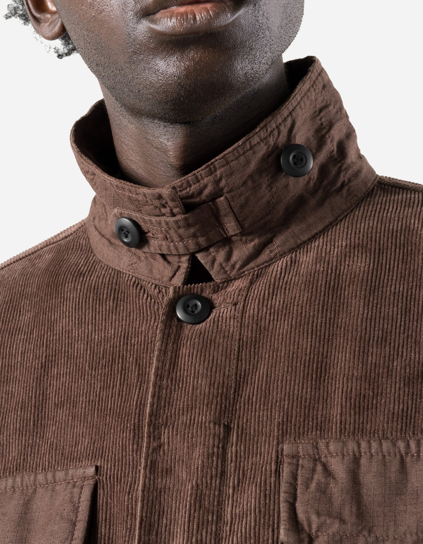 7708 Hemp Cord BDU Cargo Jacket Earth Brown