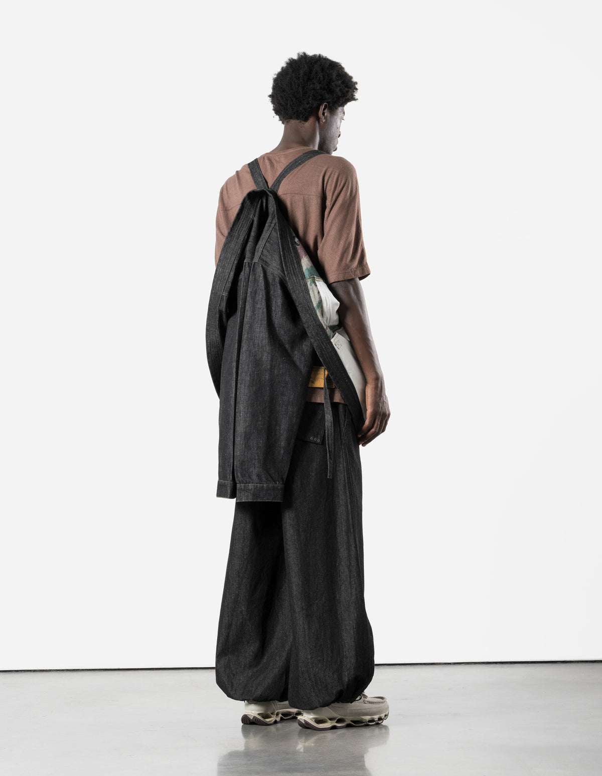 7710 Maha Denim Hemp Kimono Black