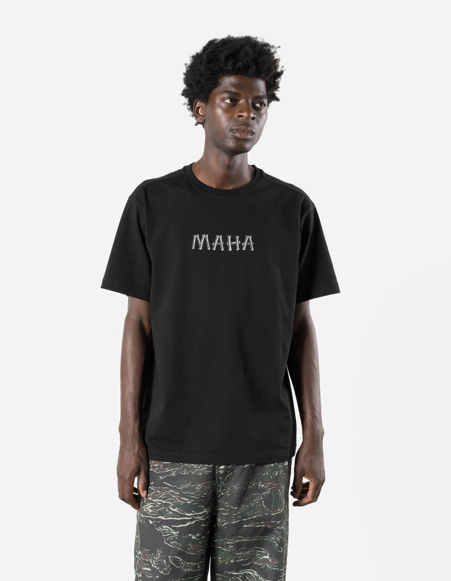7768 Bamboo Logo T-Shirt Black