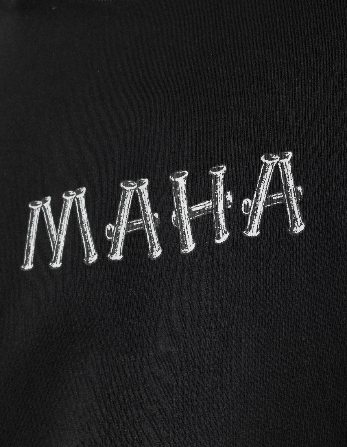 7768 Bamboo Logo T-Shirt Black