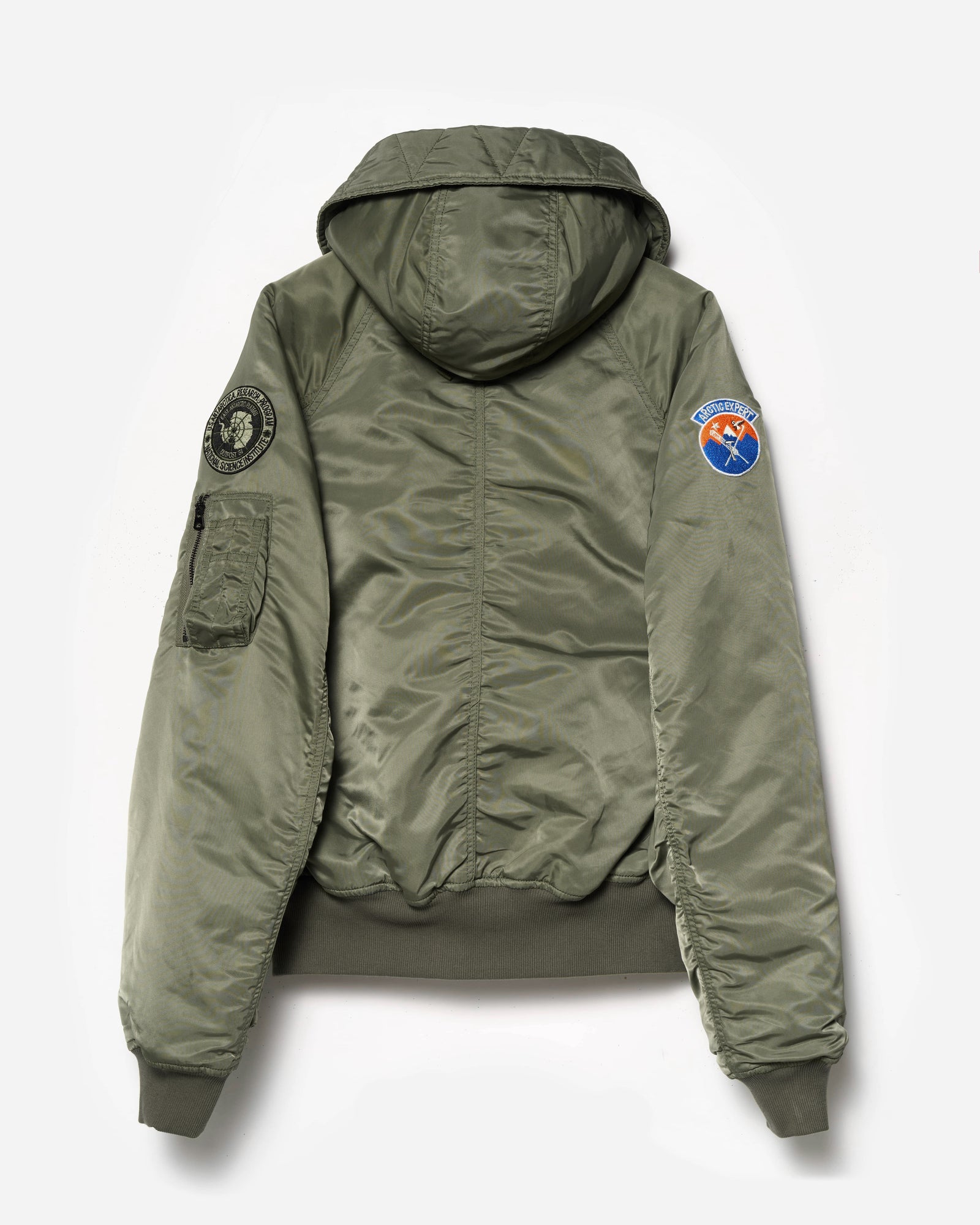 7215 Asym Arctic N2B Parka Olive