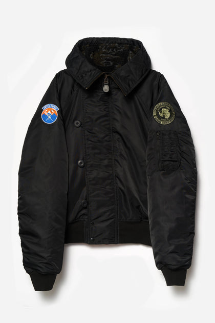 7215 Asym Arctic N2B Parka Black
