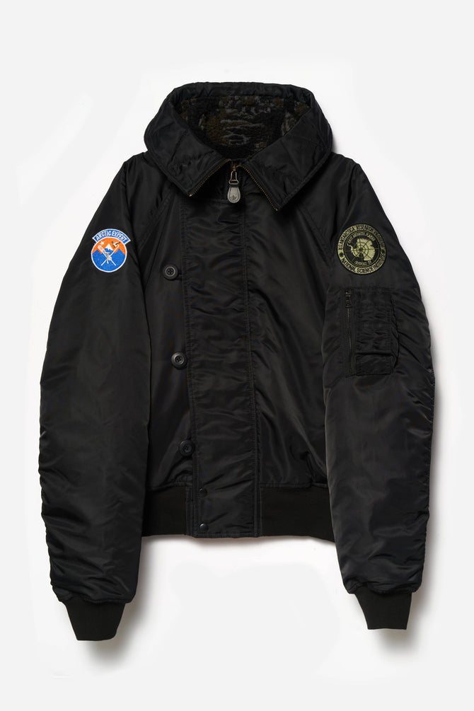 7215 Asym Arctic N2B Parka Black
