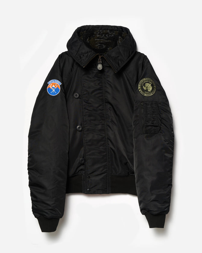 7215 Asym Arctic N2B Parka Black