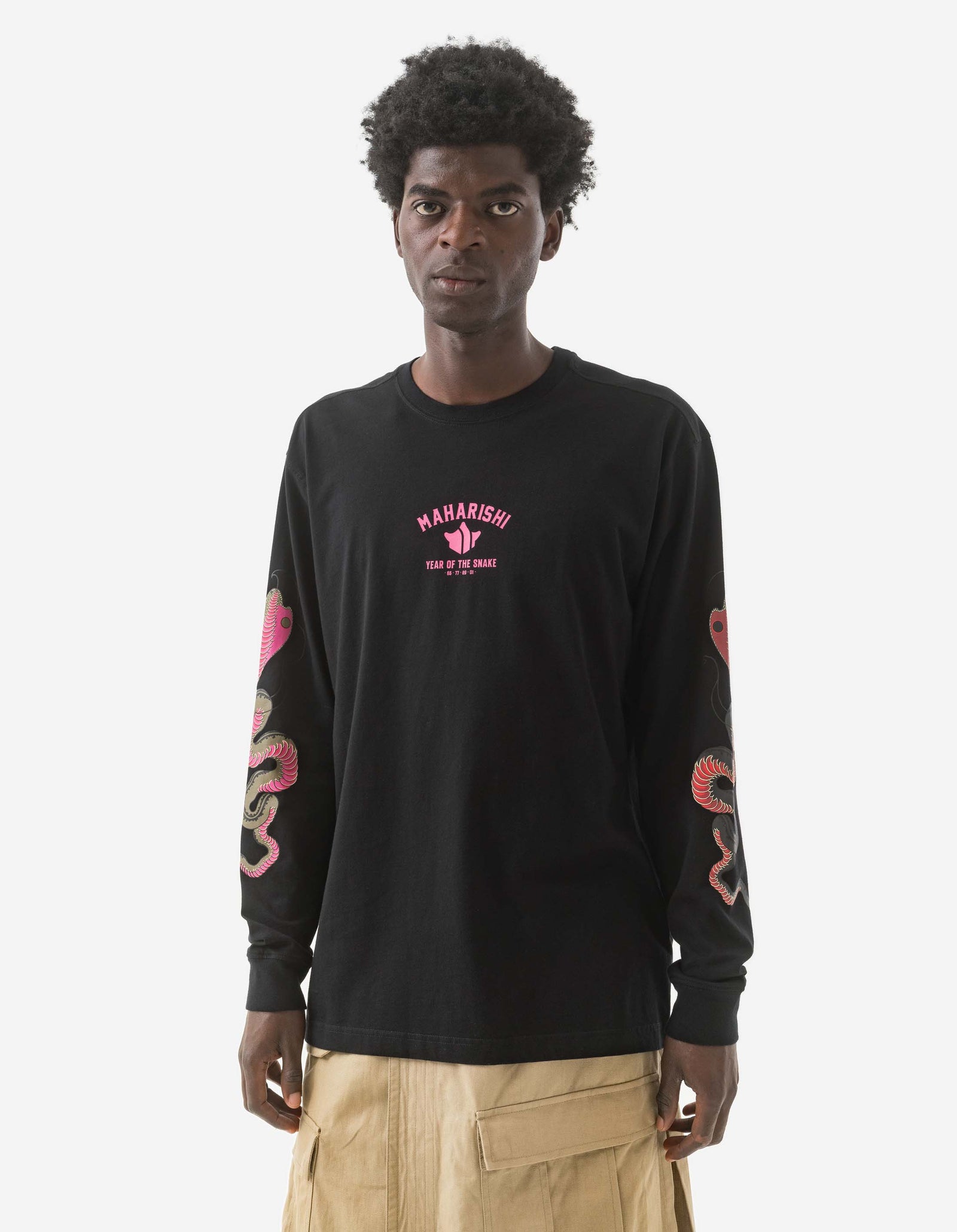 1452 Year of the Snake L/S T-Shirt Black