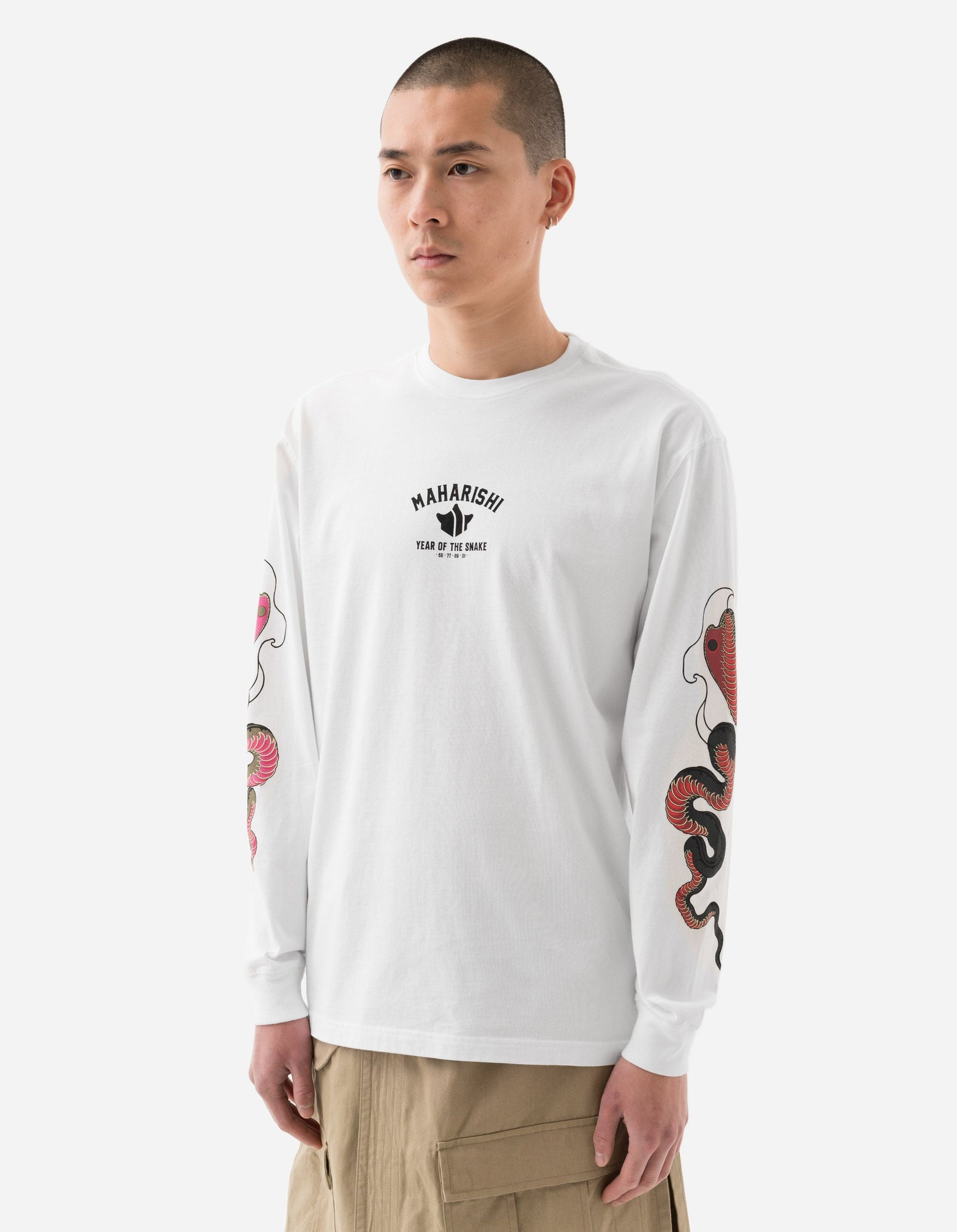 1452 Year of the Snake L/S T-Shirt White