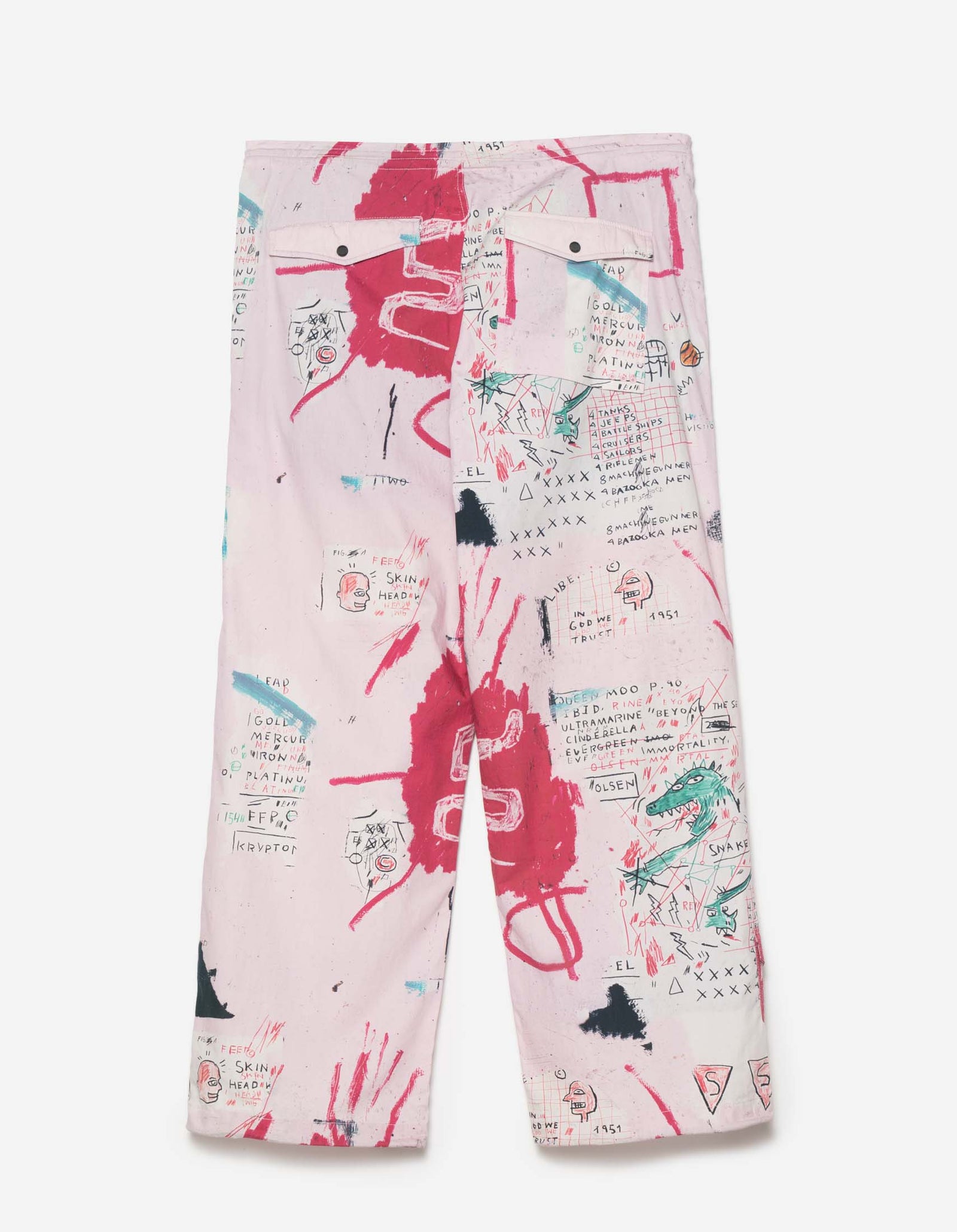 1488 Basquiat Year of the Snake Snopants Pink