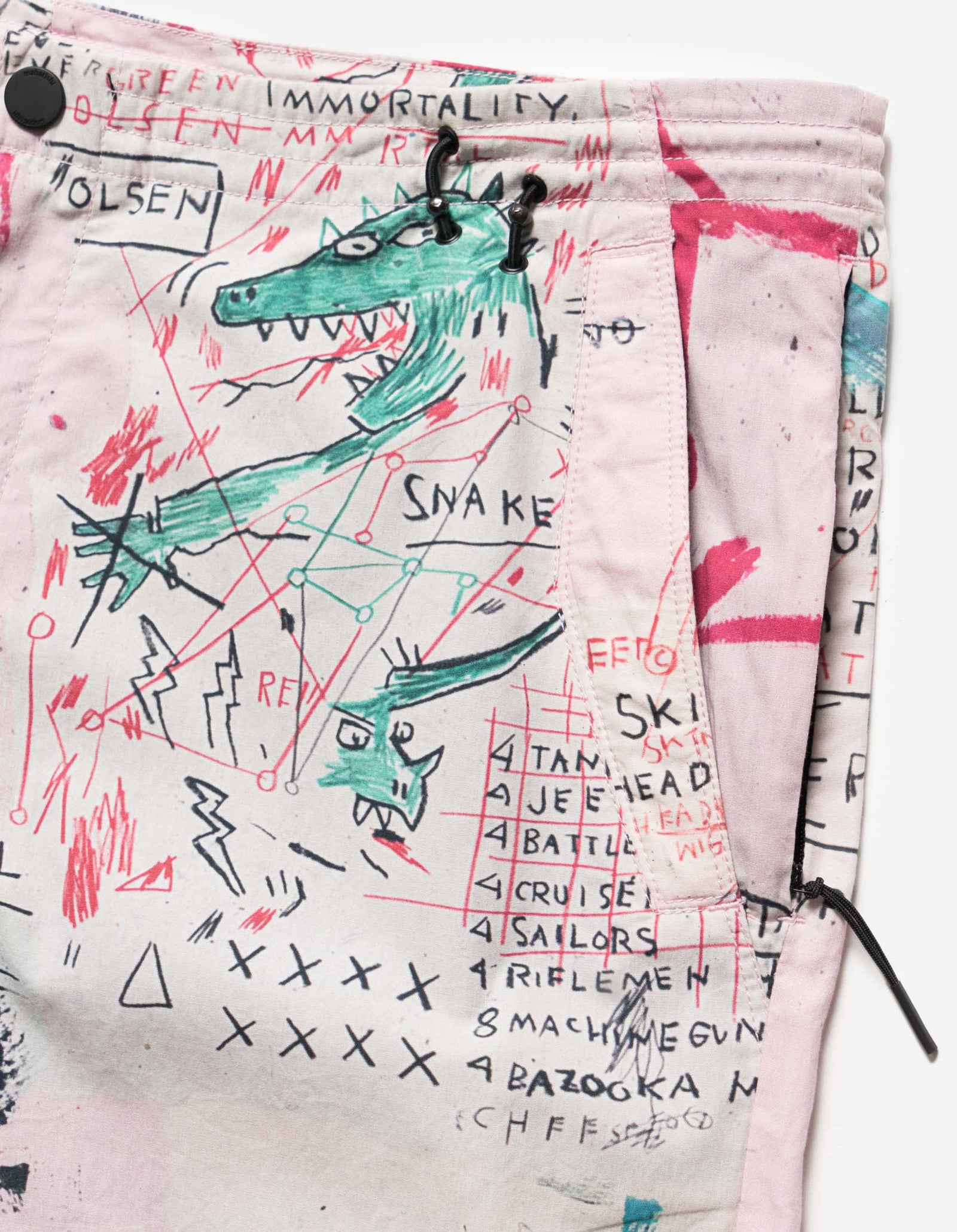 1488 Basquiat Year of the Snake Snopants Pink